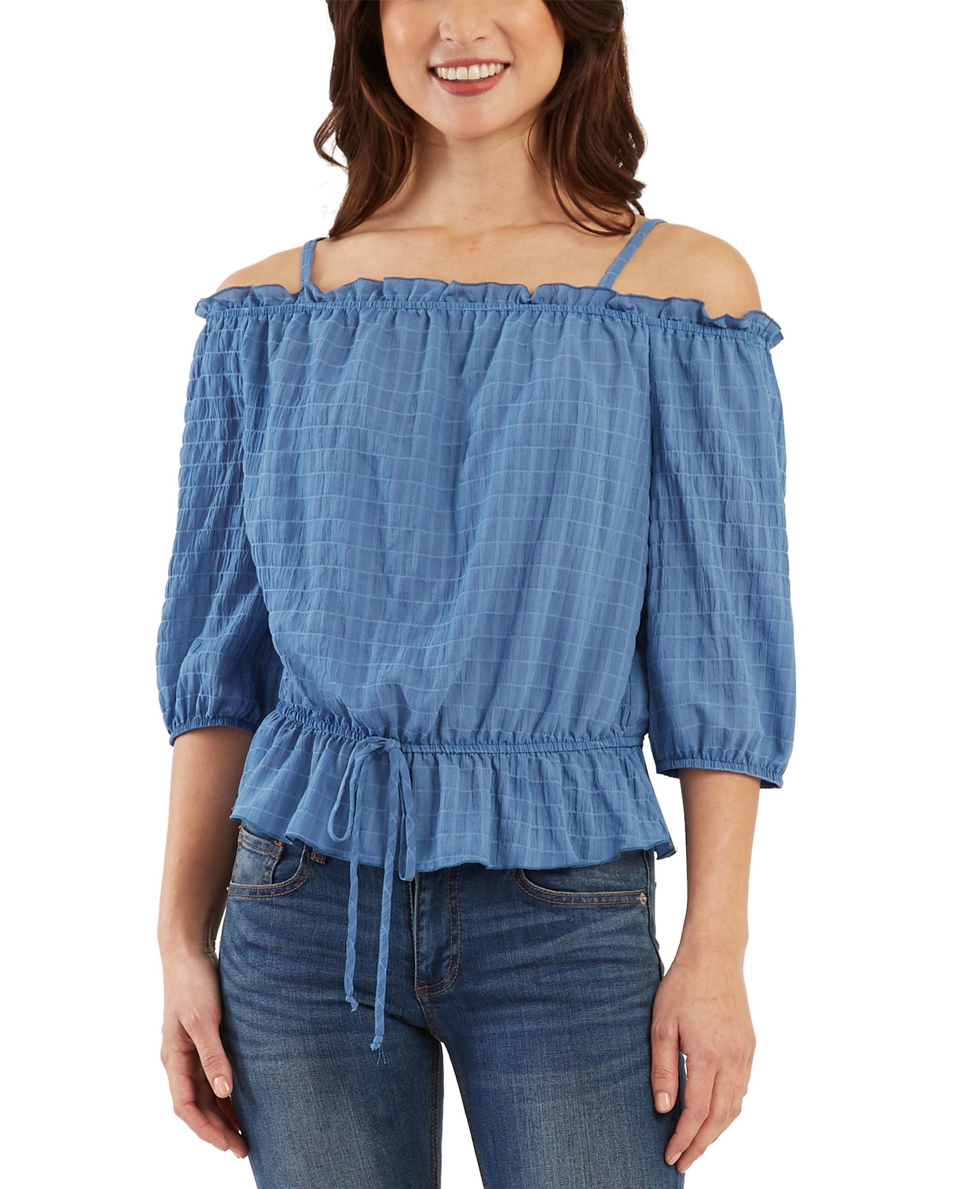 Juniors' Off-The-Shoulder Top