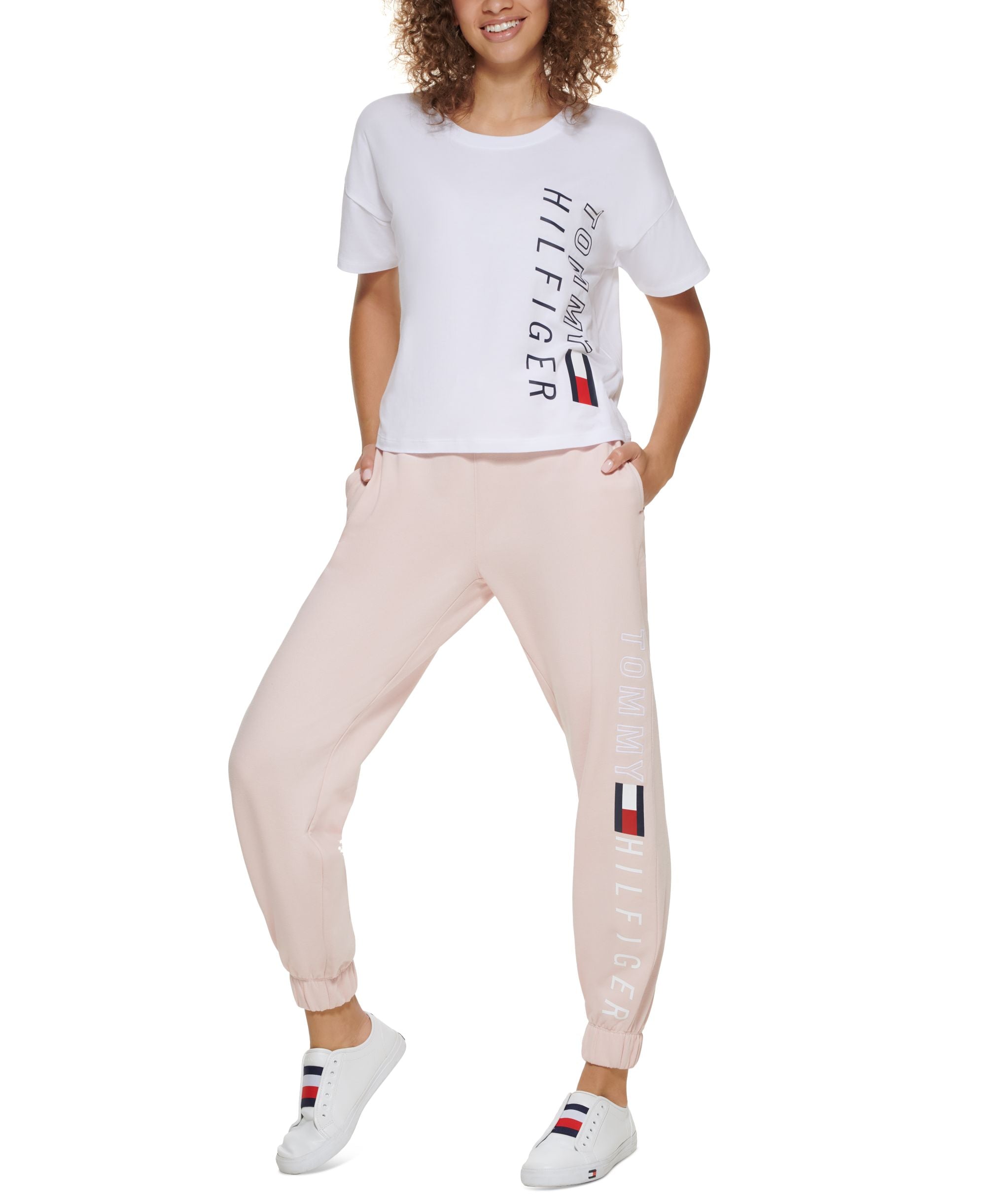 Tommy Hilfiger Sport Cropped Logo T-Shirt