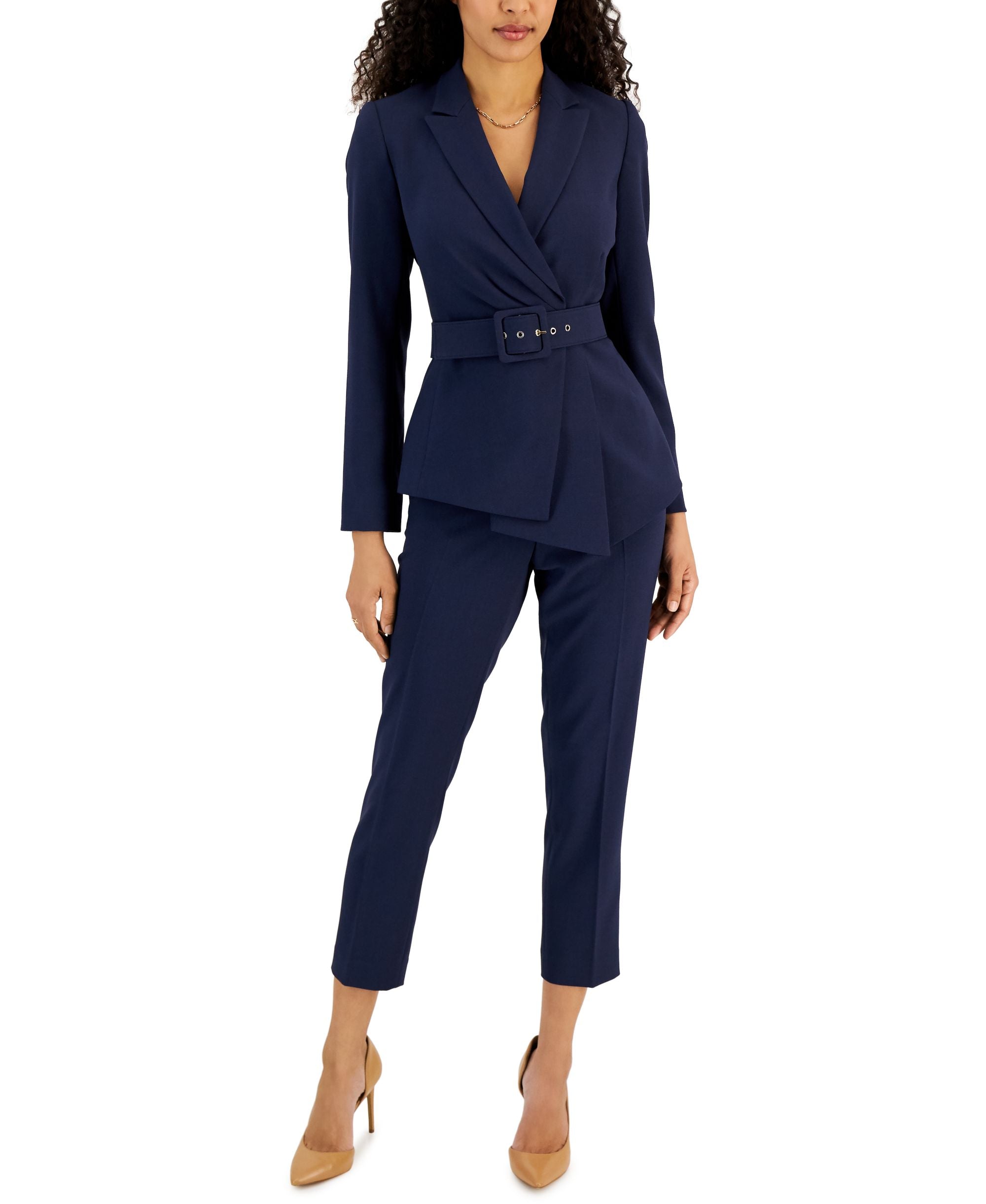 Belted Pantsuit