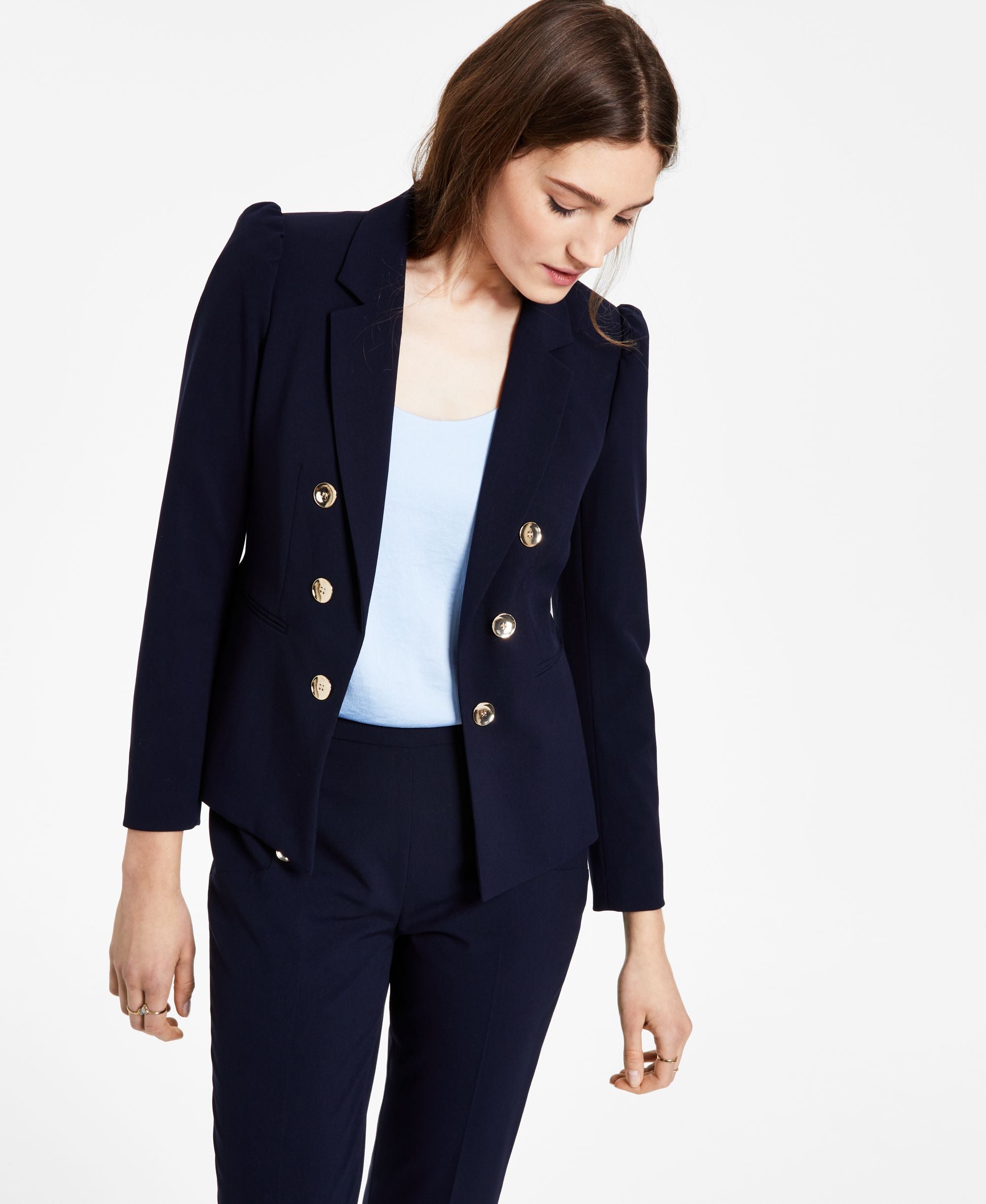 Bar III Puff Sleeve Blazer