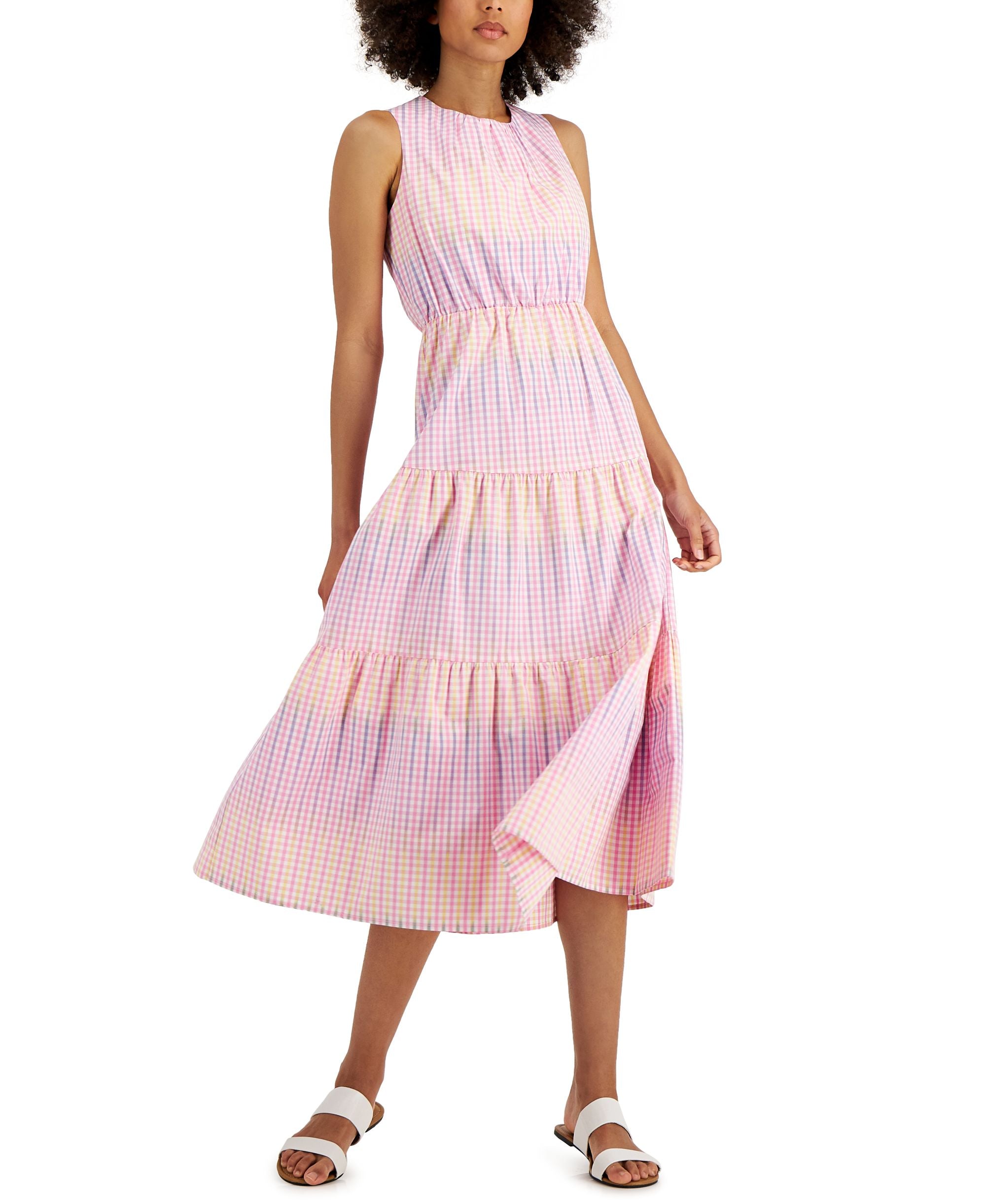 Charter Club Ombre Gingham Dress