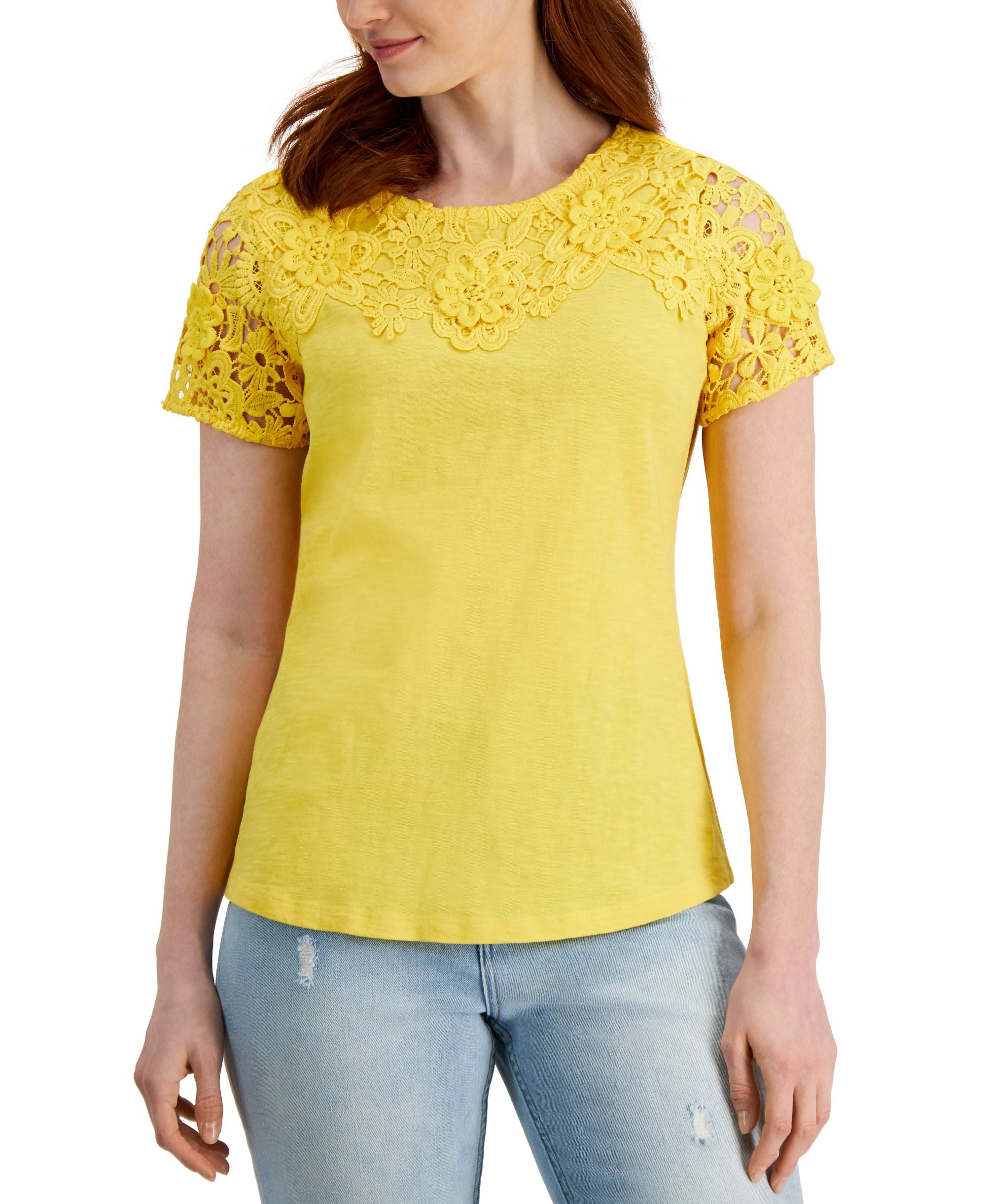Charter Club Embroidered T-Shirt