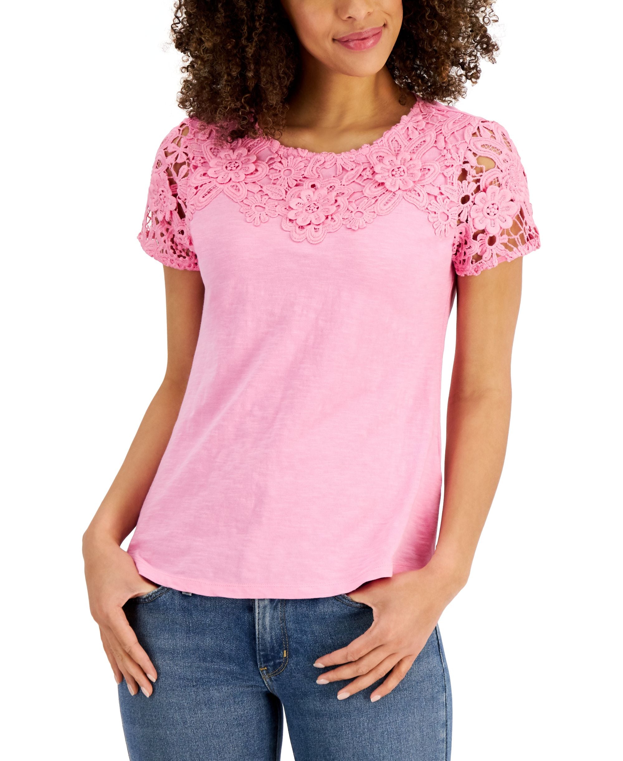 Charter Club Embroidered T-Shirt