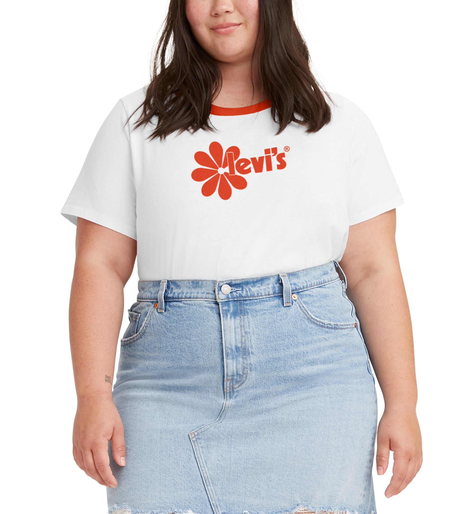 Levis Trendy Plus Size Cropped Jordie T-Shirt