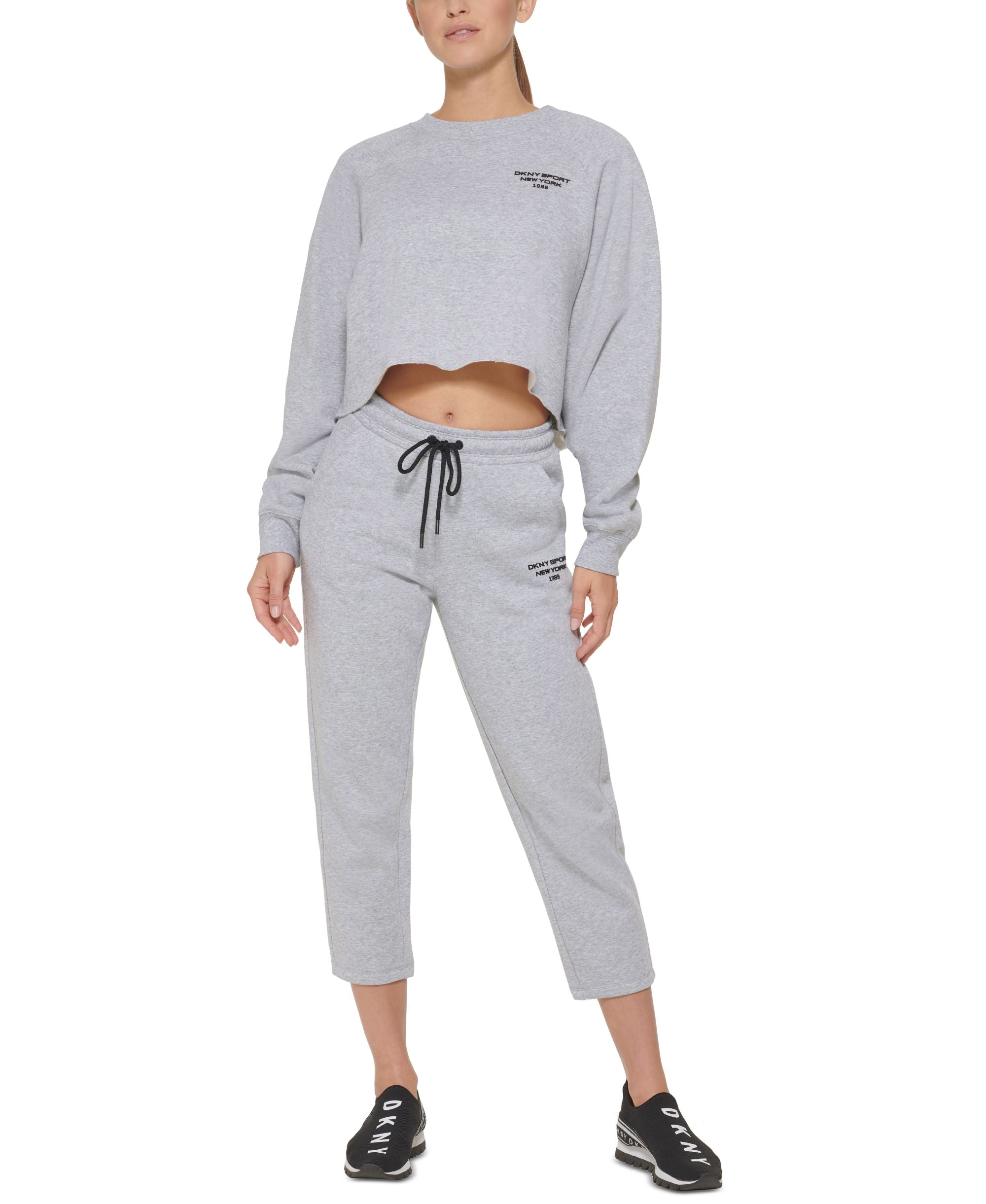 DKNY Sport Cropped Logo Sweatshirt