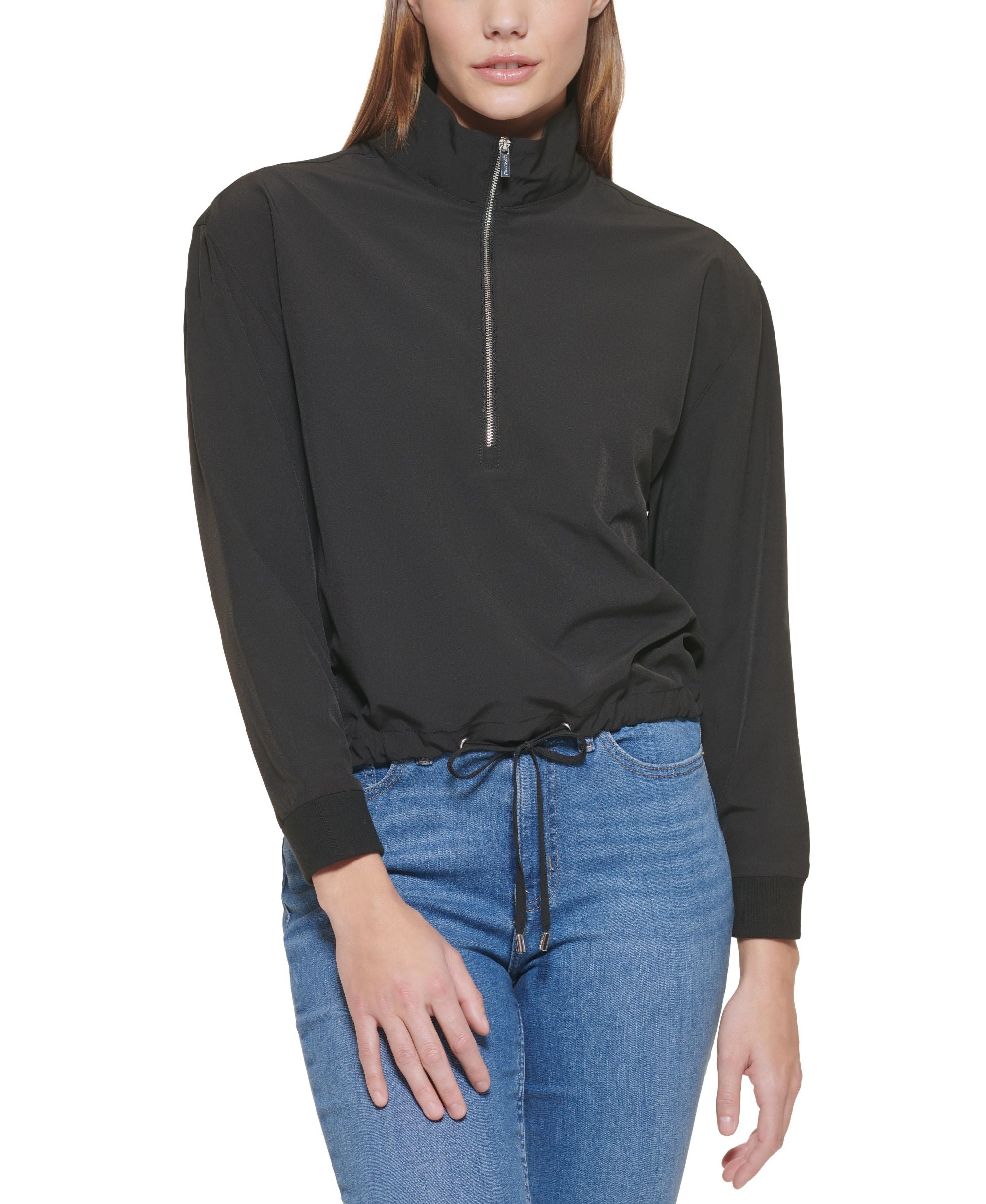 Calvin Klein Tech Stretch 1/4 Zip Long Sleeve Top