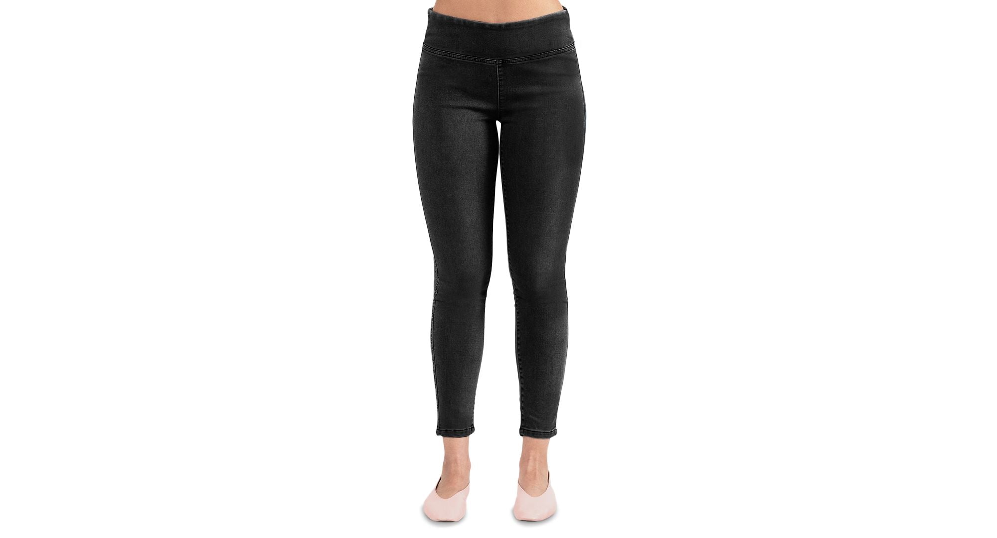 Black Tape Petite Knit Denim Leggings