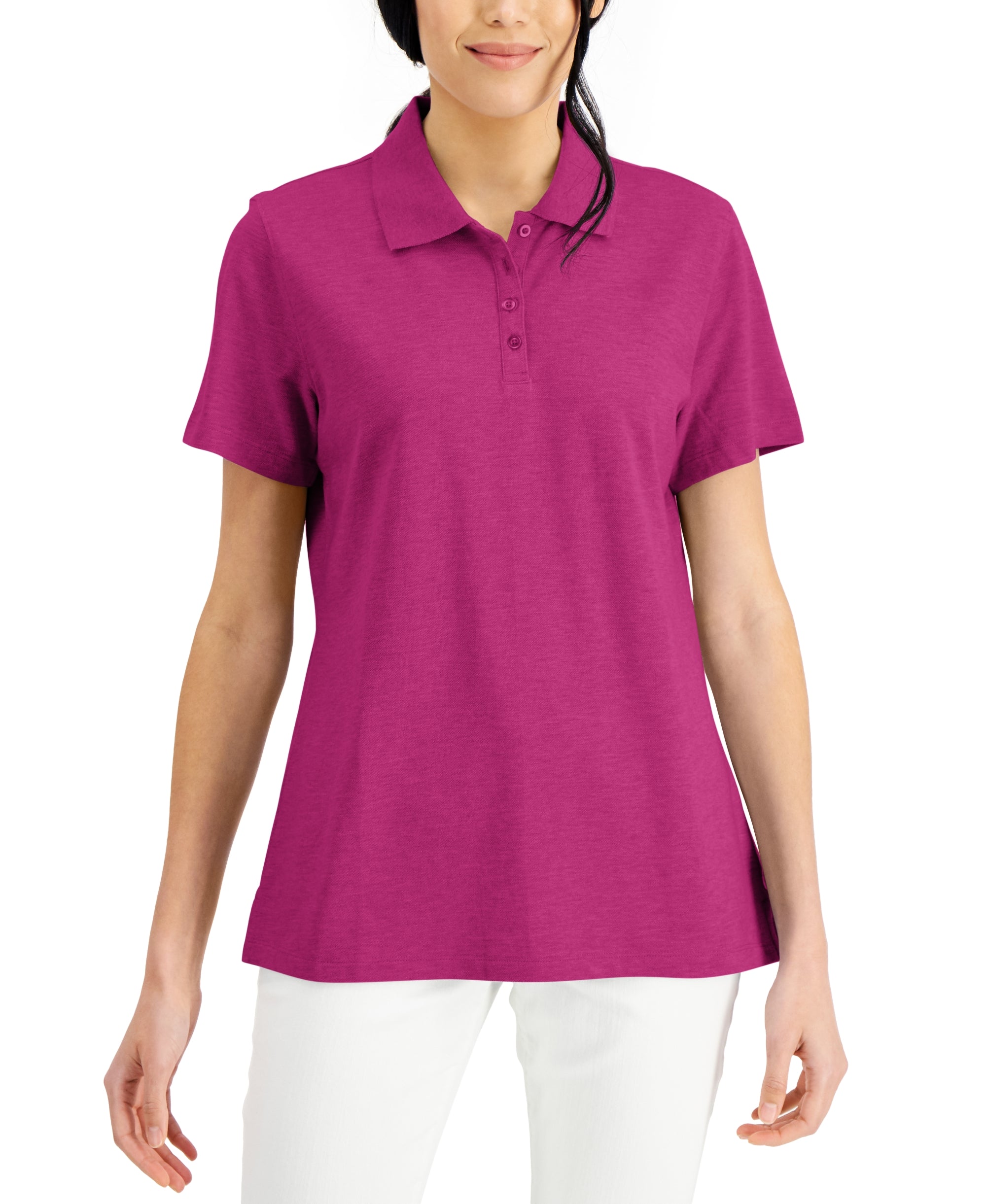 Cotton Short Sleeve Polo Shirt
