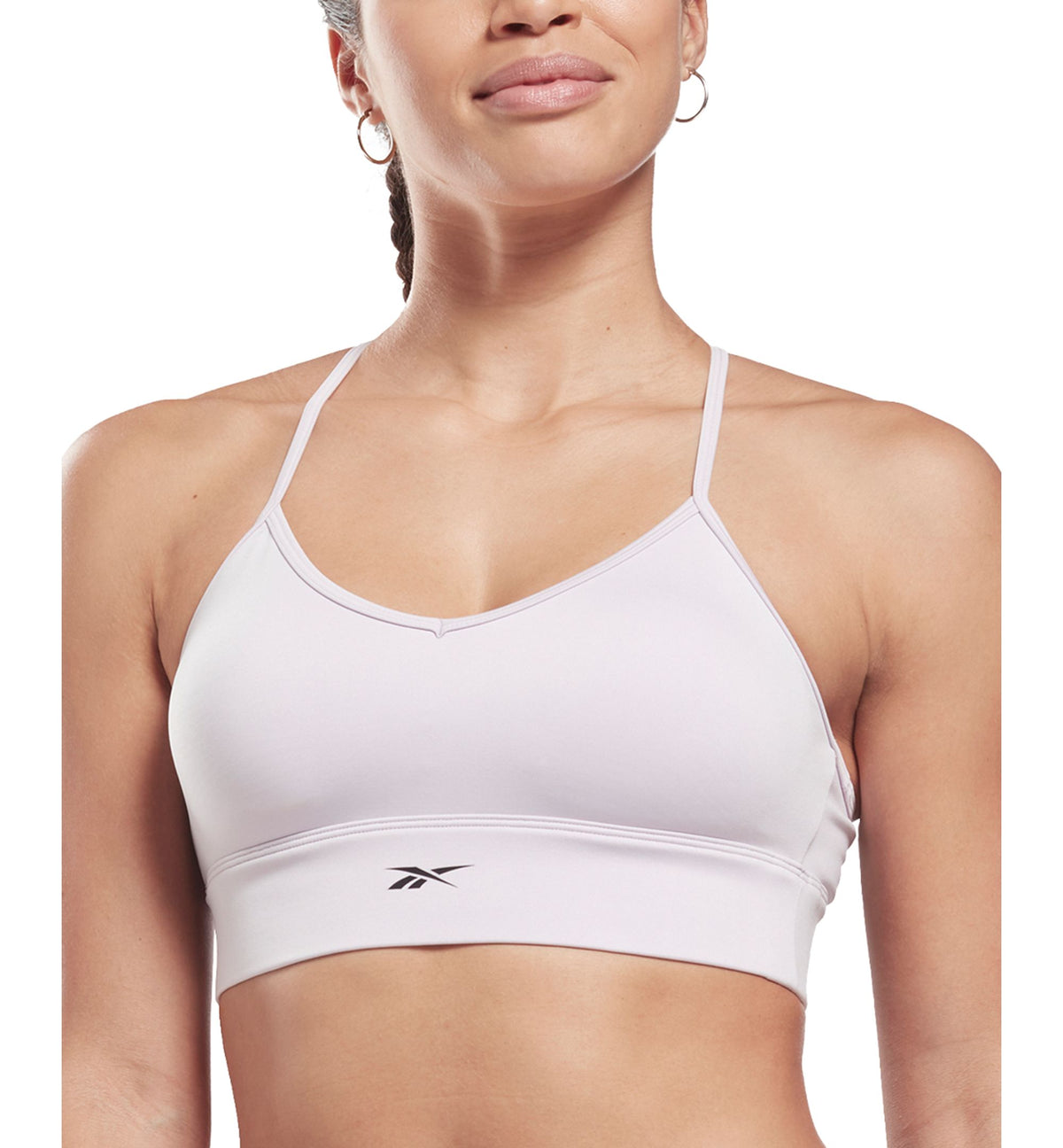 Reebok Womens Tri Back Medium Impact Sports Bra