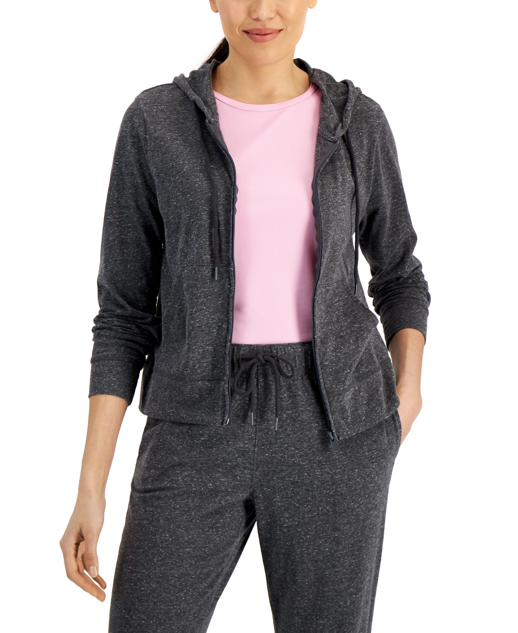 ID Ideology Womens Retro Recycled Full Zip Jacket