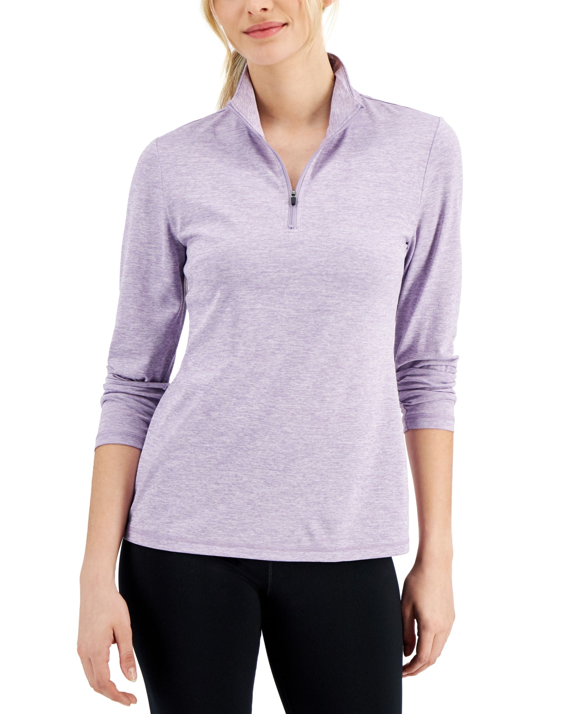 ID Ideology Womens Essentials Quarter Zip Top