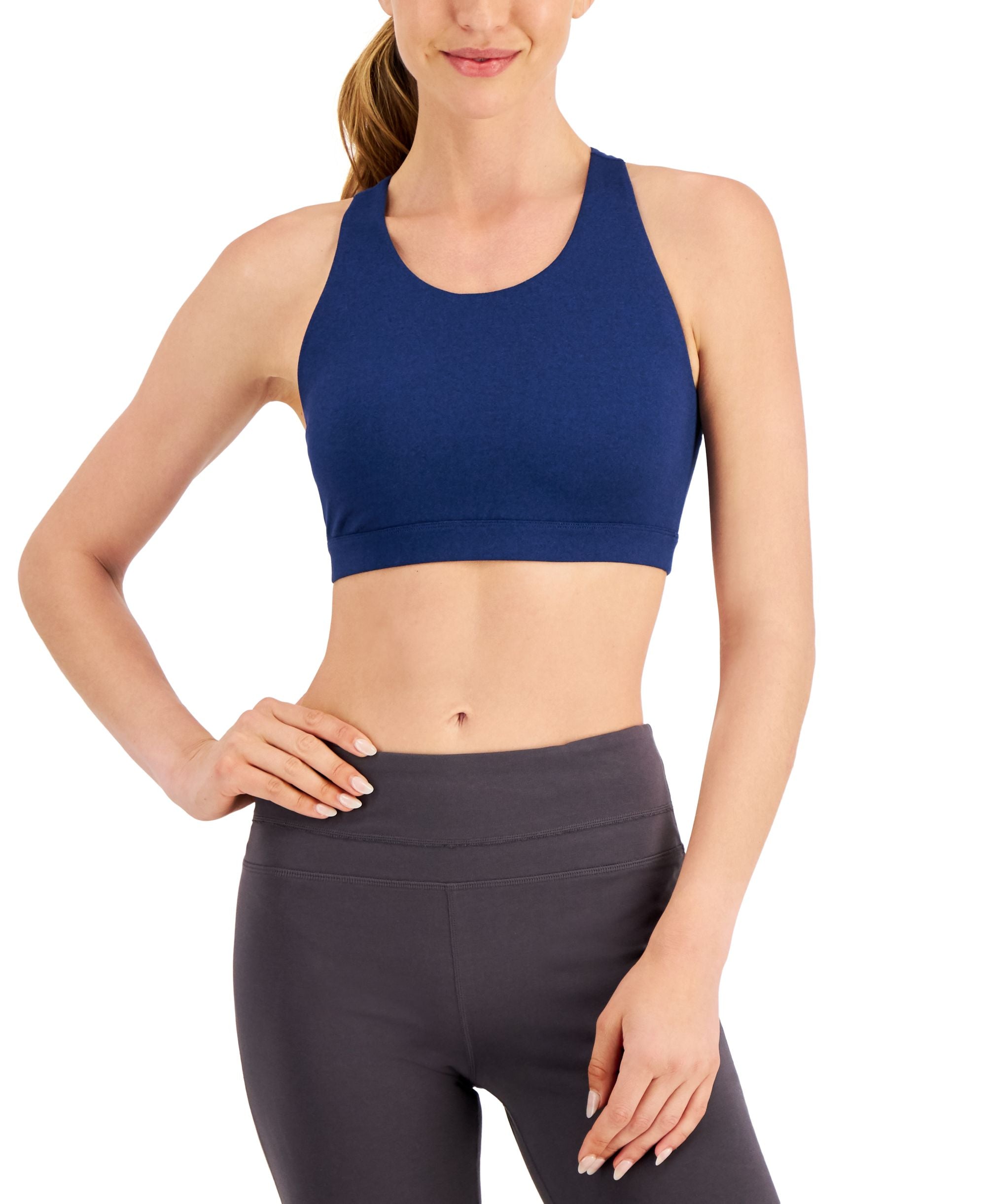 ID Ideology Womens Essentials Sweat Set Low Impact Sports Bra