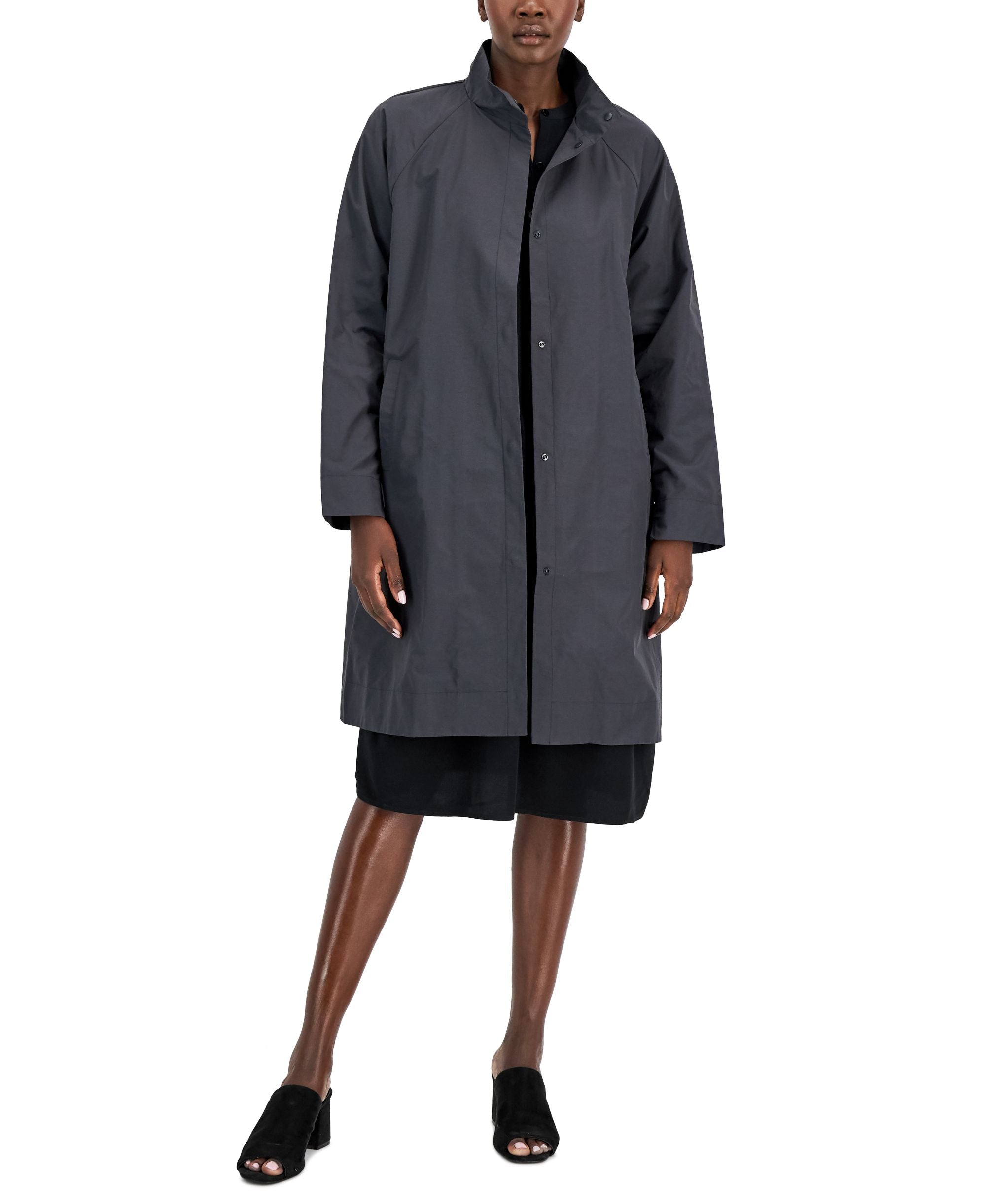 Eileen Fisher Stand Collar Jacket