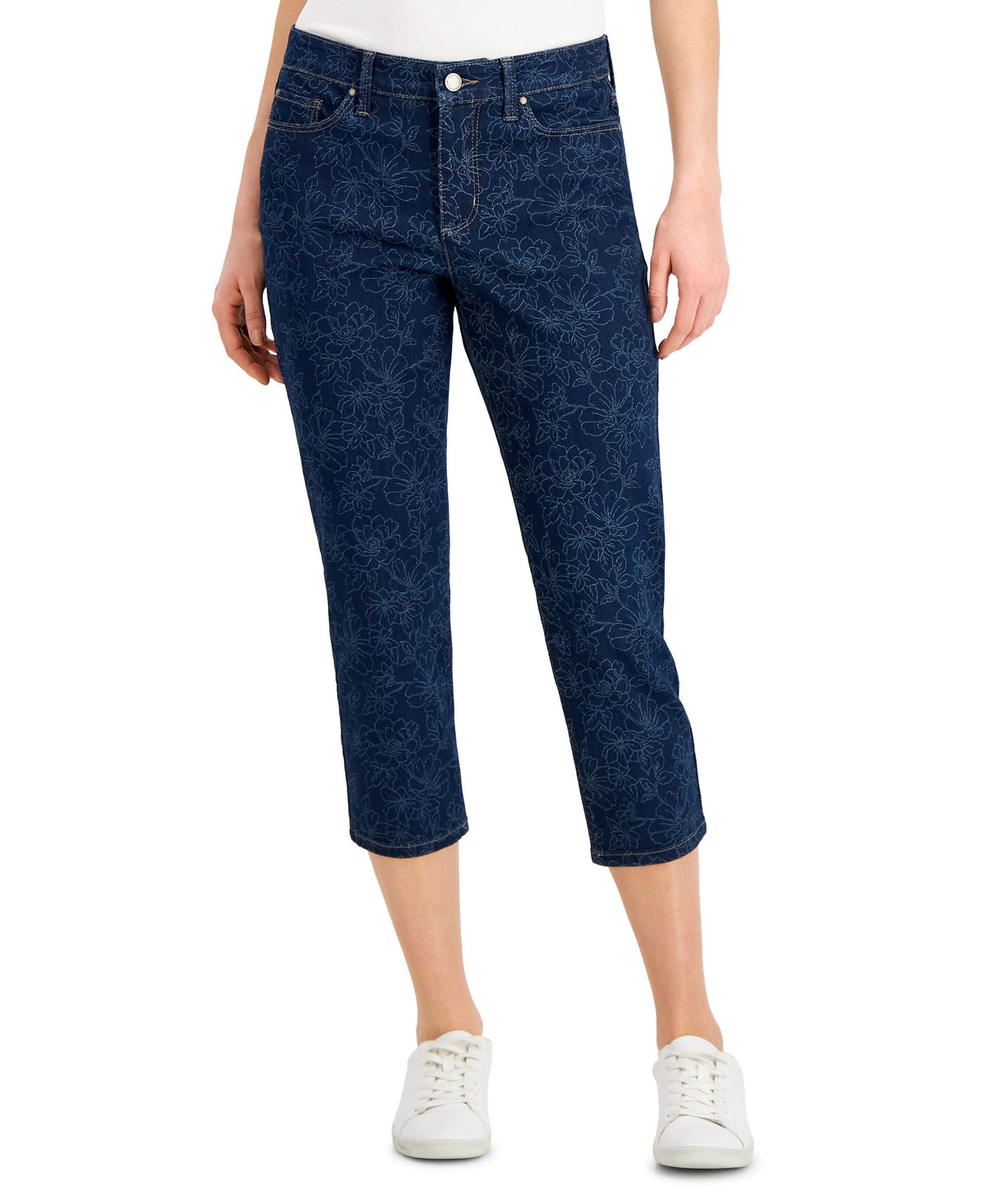 Charter Club Flower Line Capri Pants