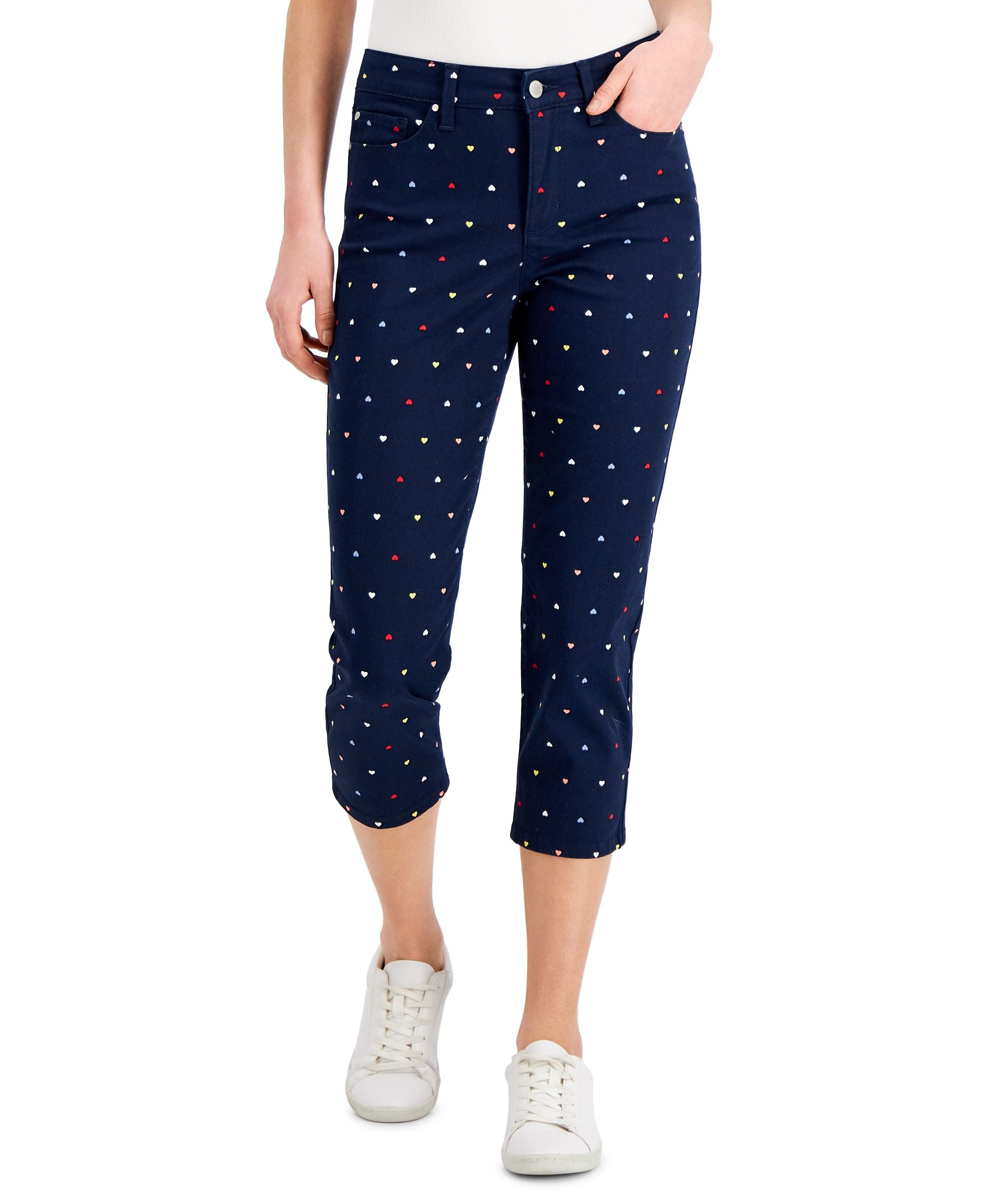 Charter Club Denim Bristol Heart Capri Pants