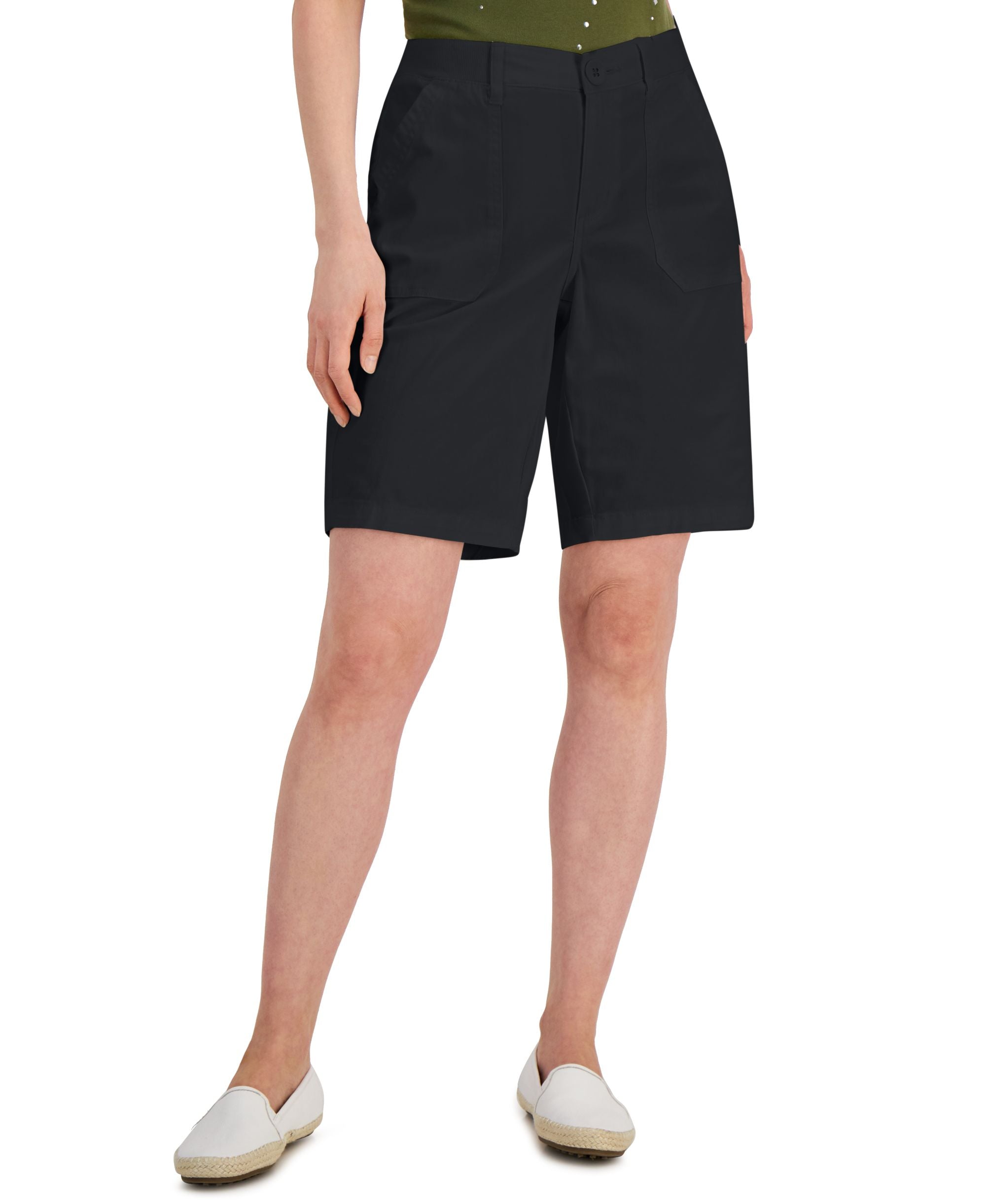 Karen Scott Petite Bermuda Shorts