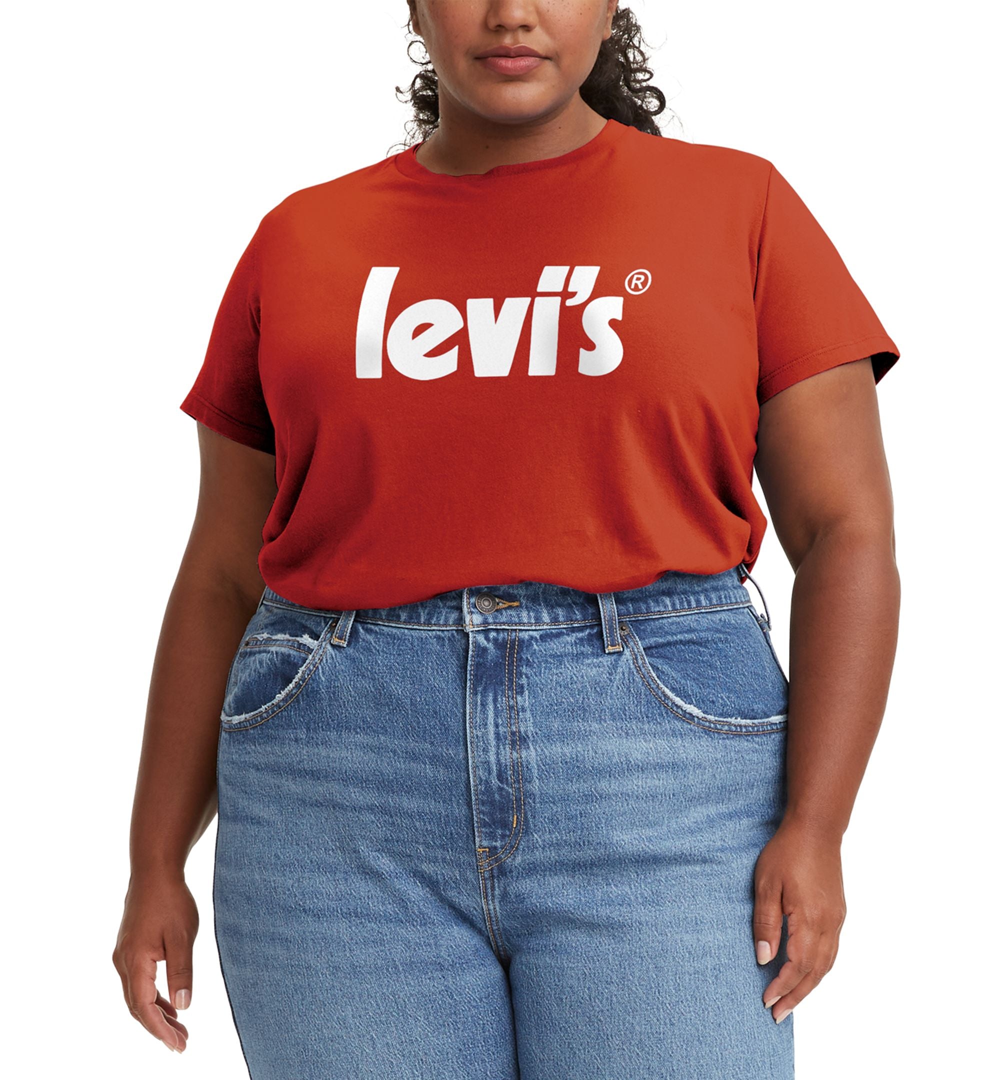 Levis Trendy Plus Size Logo Perfect T-Shirt