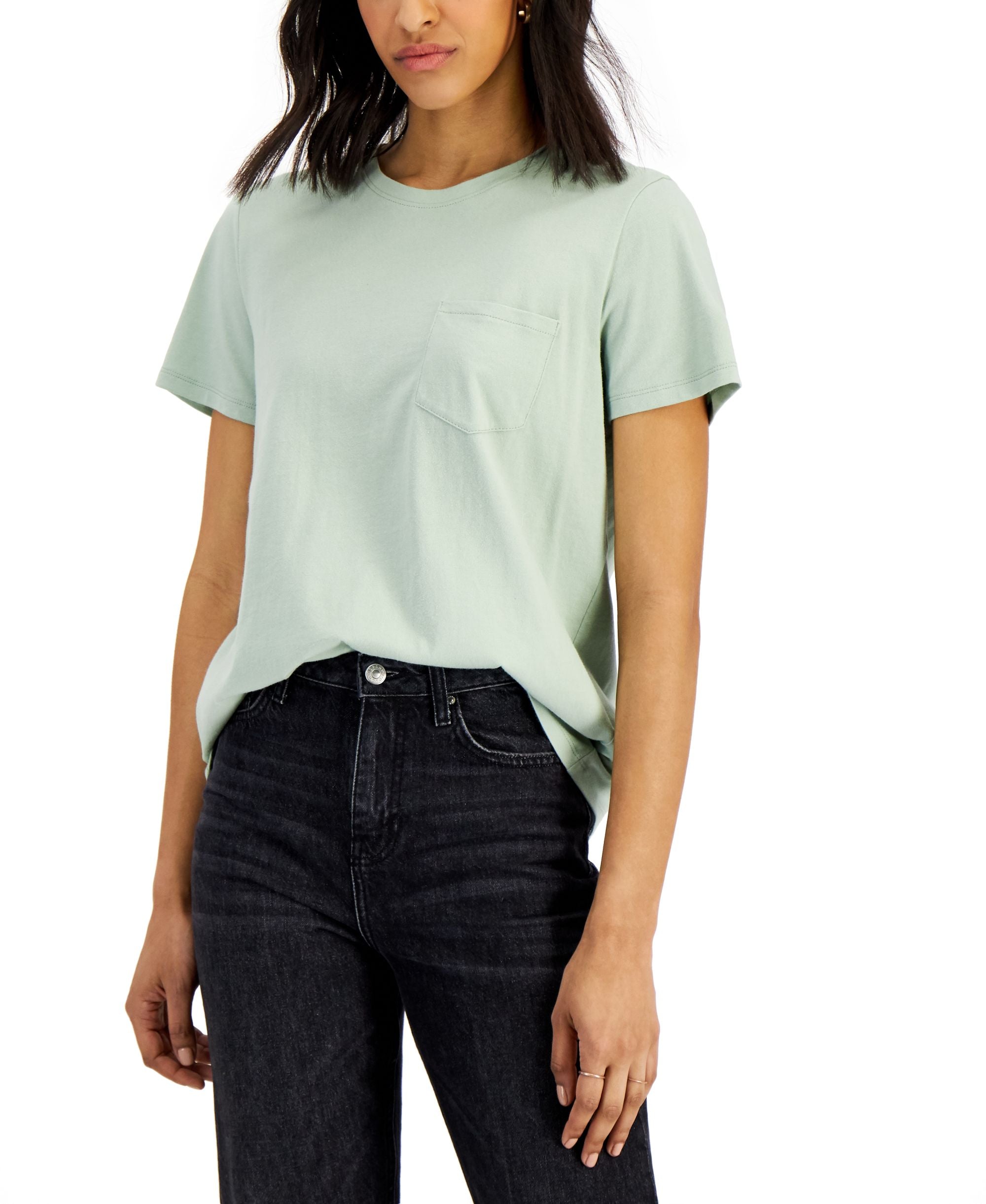 Style & Co Cotton Pocket T-Shirt