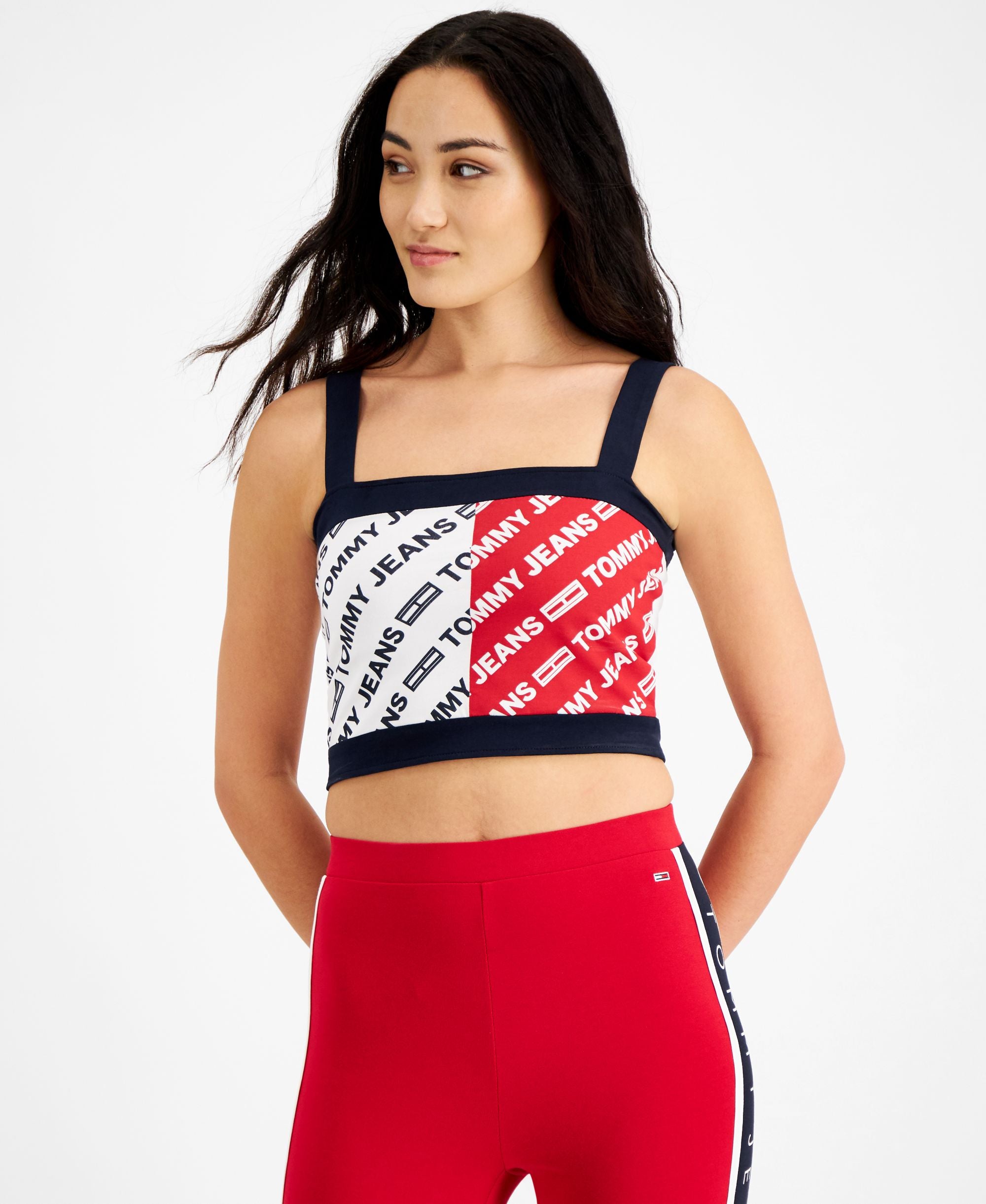 Tommy Jeans Skeleton Logo Bra Top