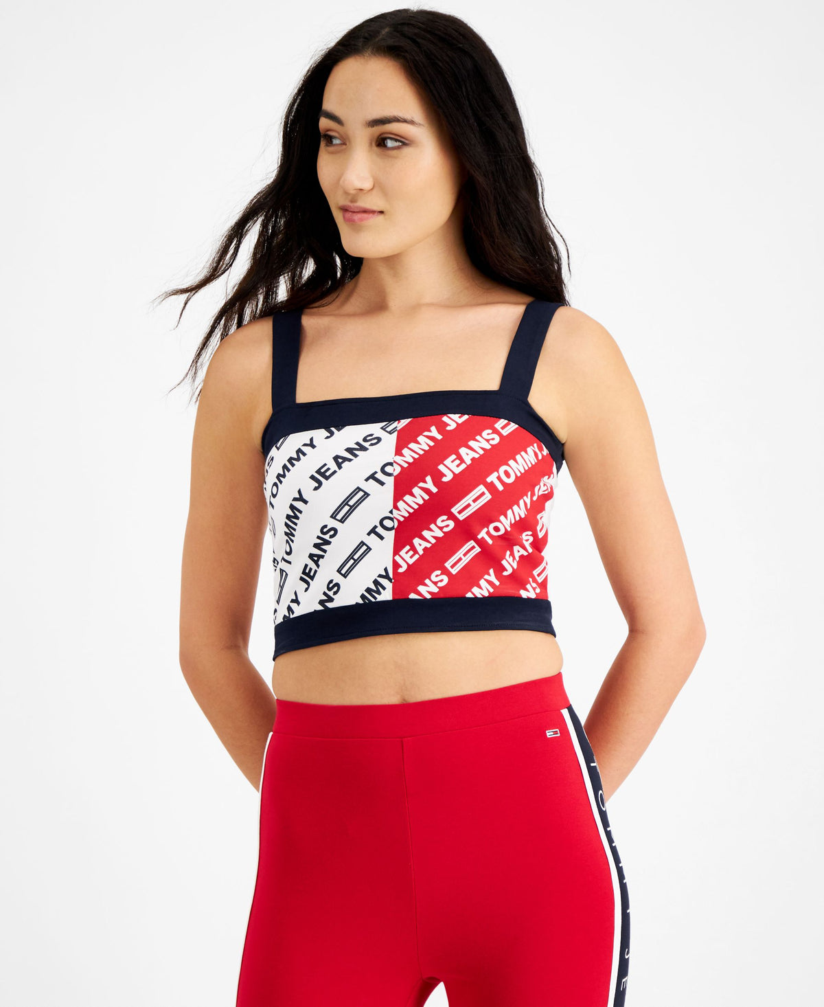 Tommy Jeans Skeleton Logo Bra Top