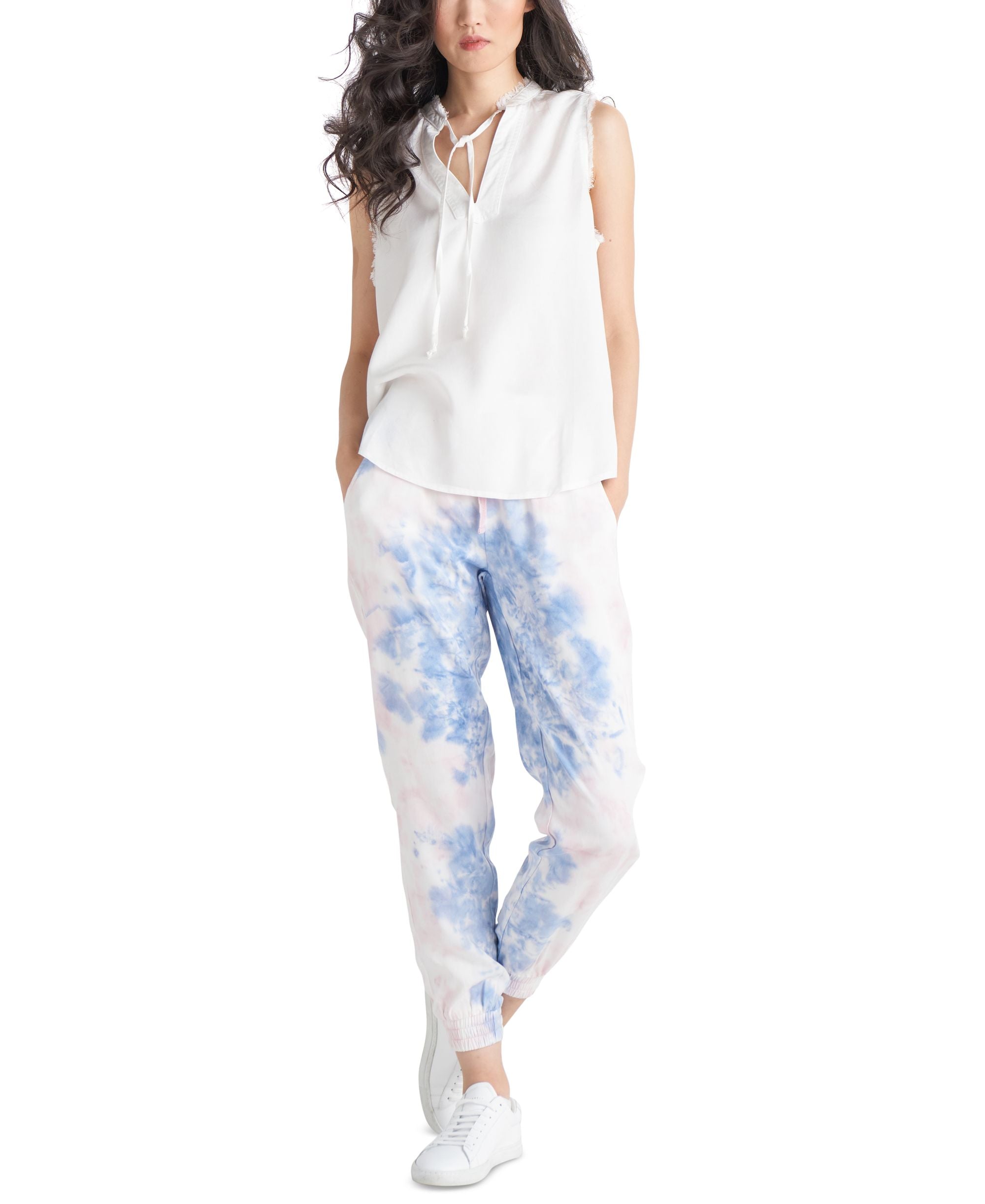 Black Tape Tie Dyed Jogger Pants