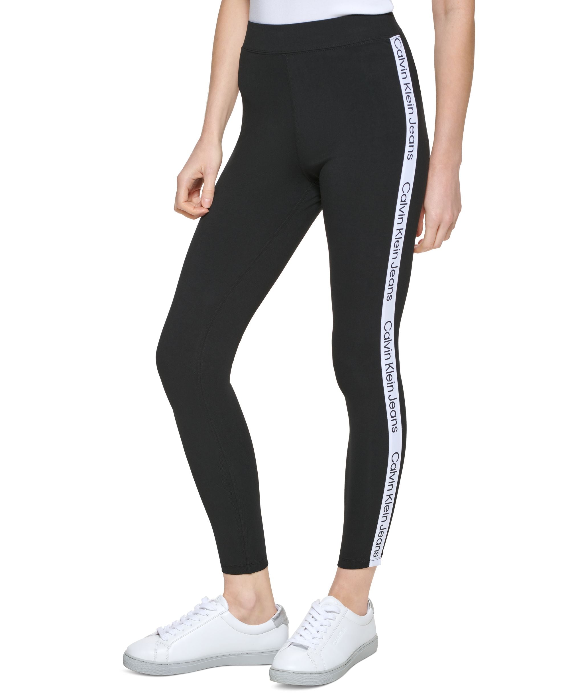 Petite Logo-Tape Leggings