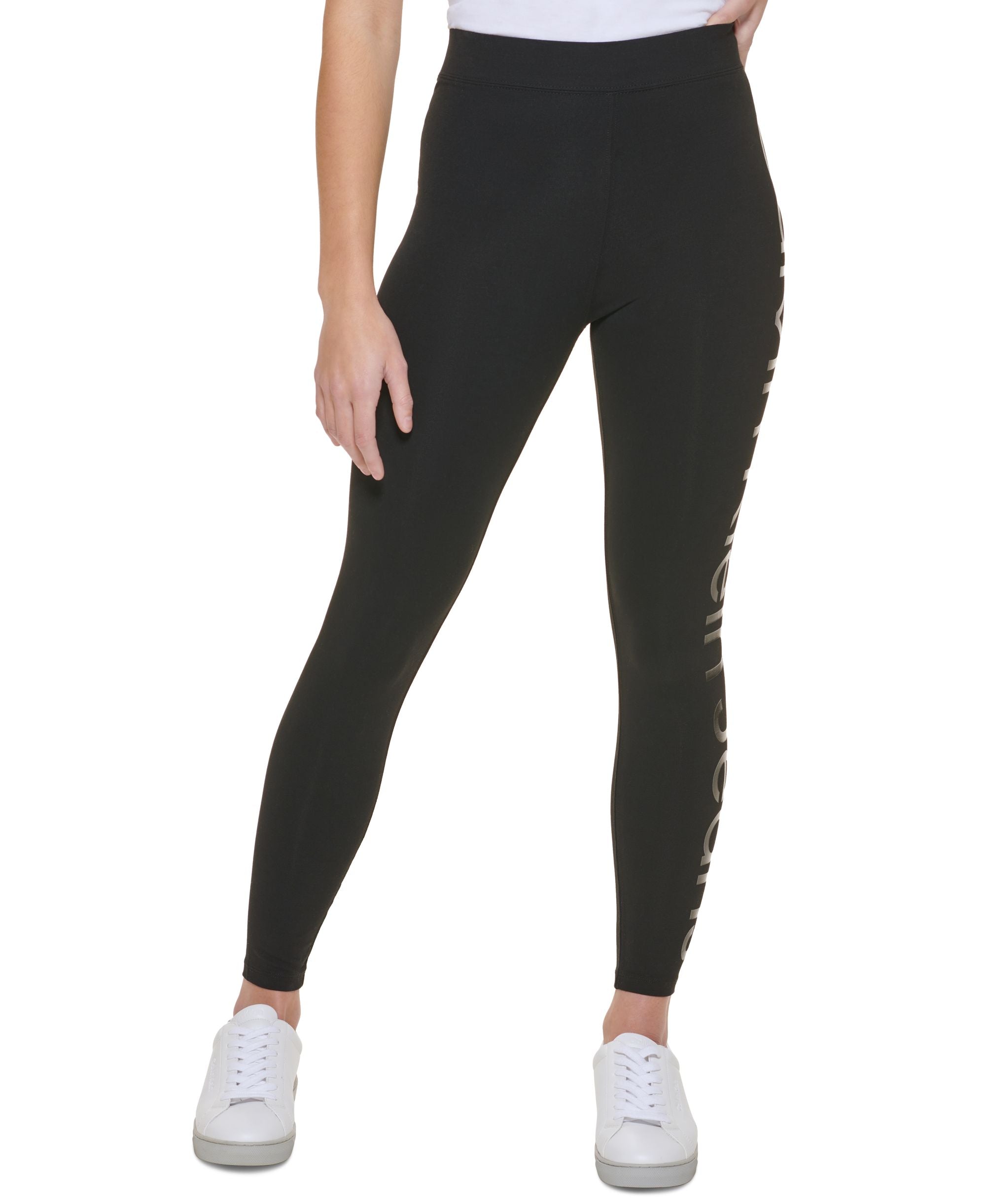 Bold Logo High-Waist Leggings