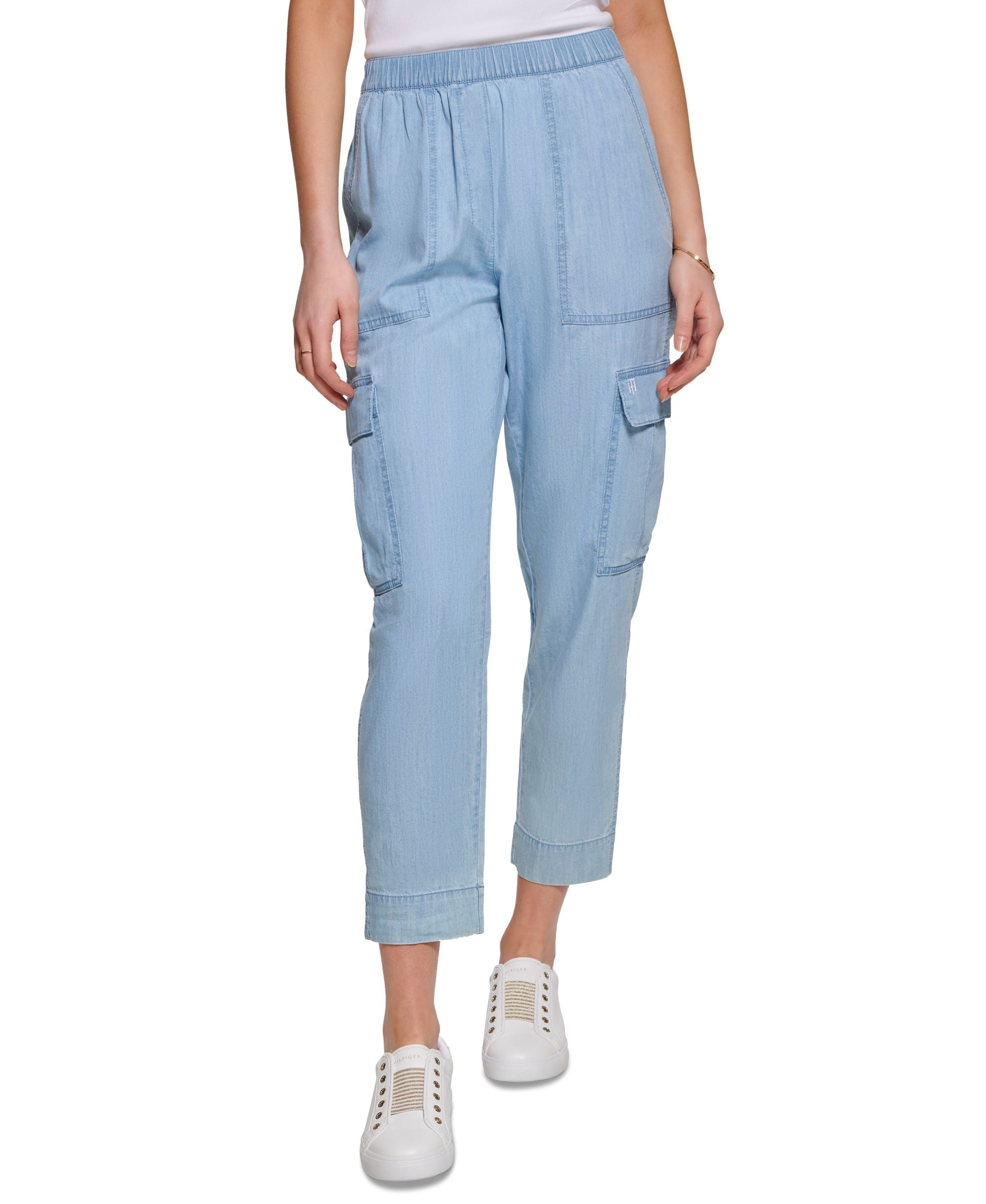 Tommy Hilfiger Pull On Chambray Pants