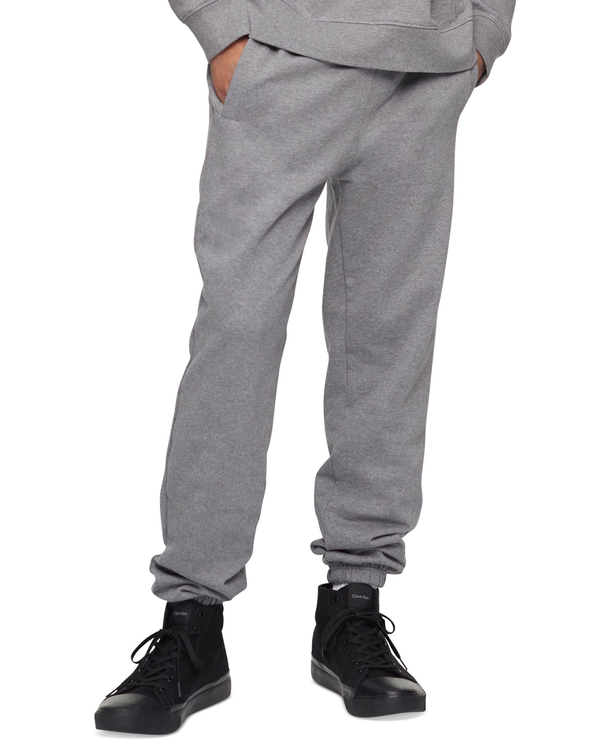 Calvin Klein Mens Standard Logo Terry Joggers