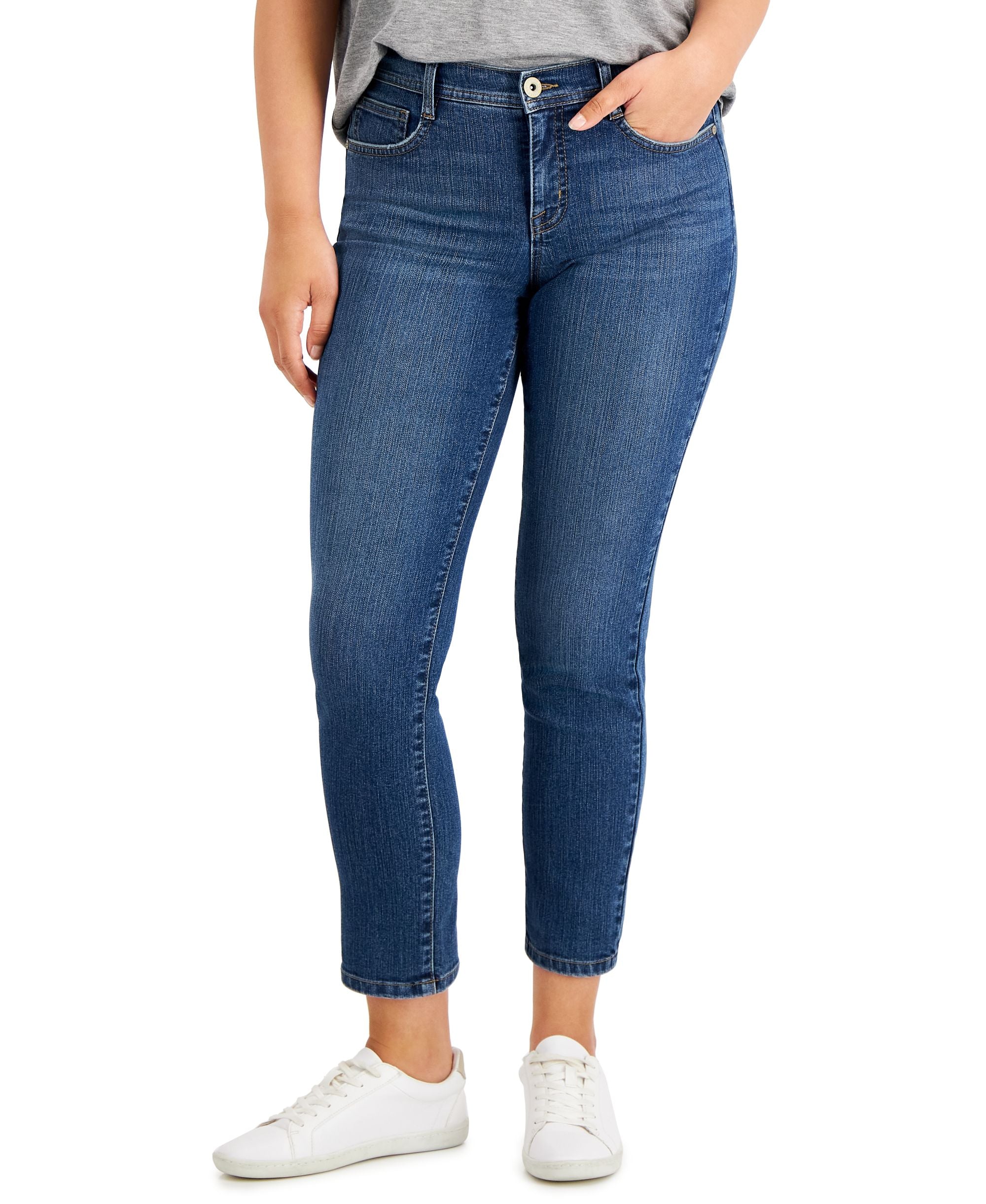 Women's Slim-Leg Jeans in Regular and Short Lengths