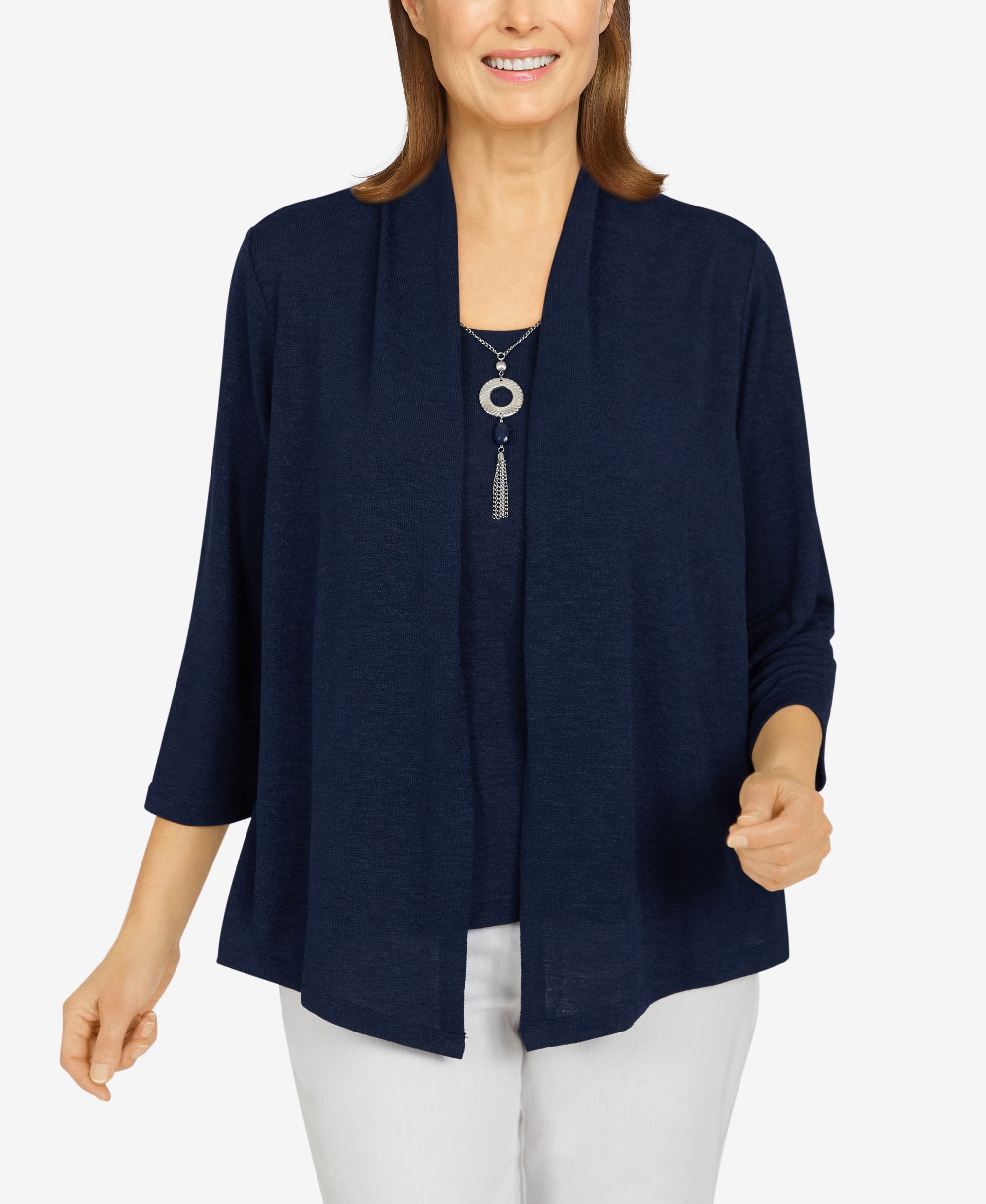 Plus Size Classics Onion Skin Two For One Top