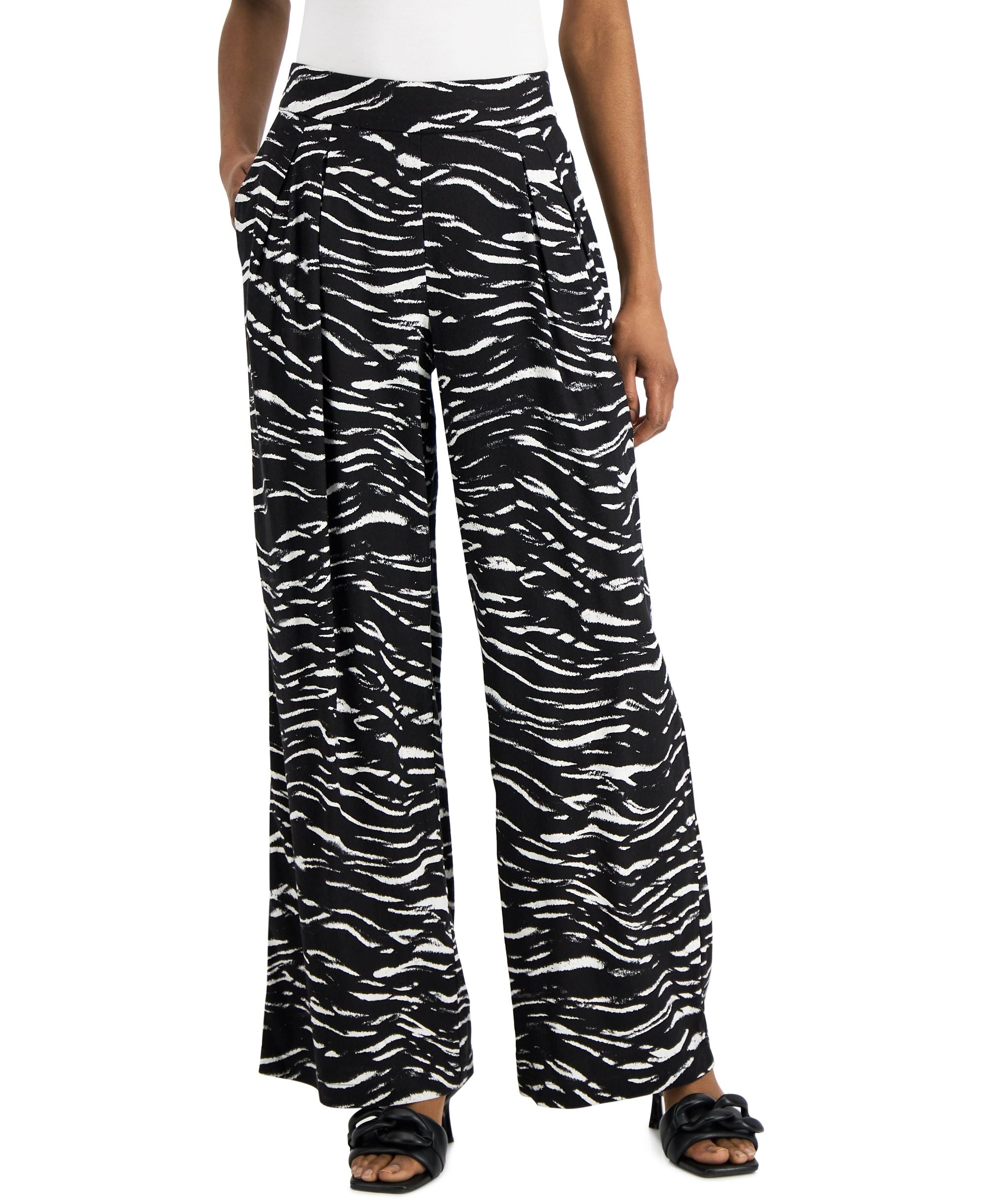 INC International Concepts Womens Zebra Print Pants