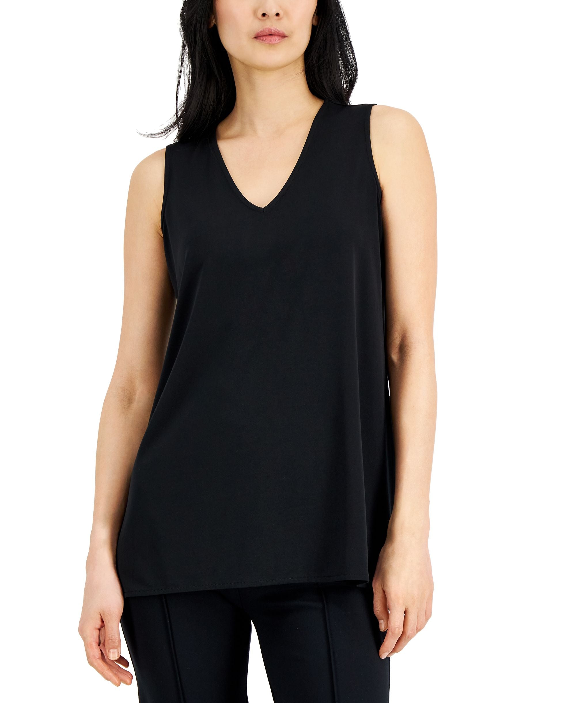 Alfani Womens V Neck Tunic