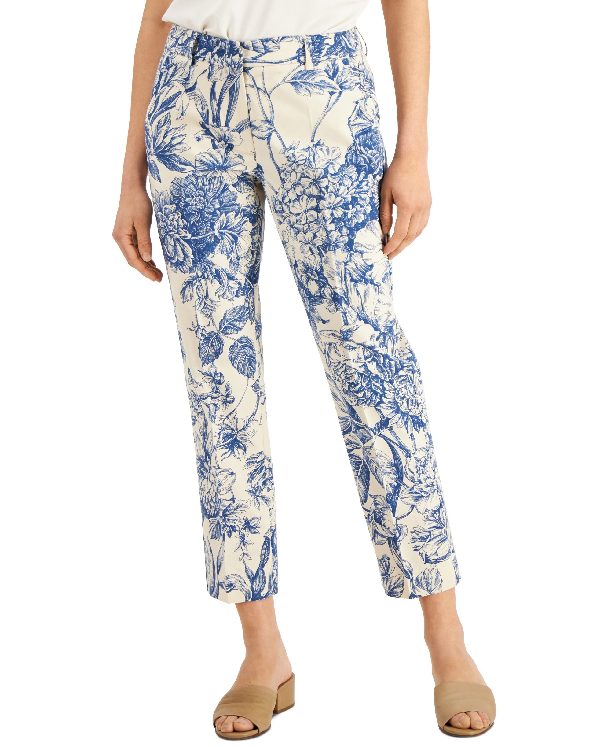 Weekend Max Mara Womens Monia Floral-Print Pants