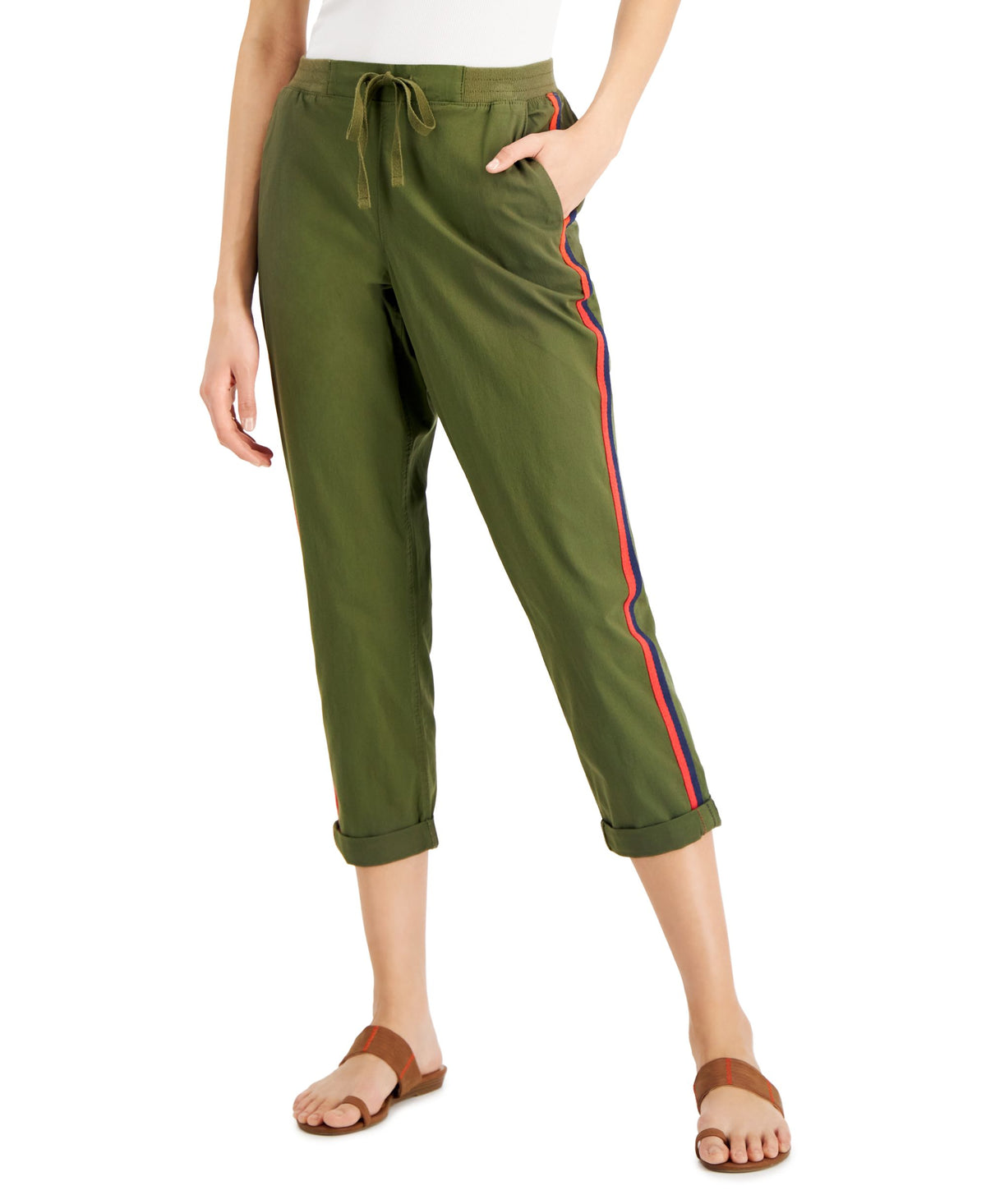 Style & Co Pull On Cuffed Utility Pants