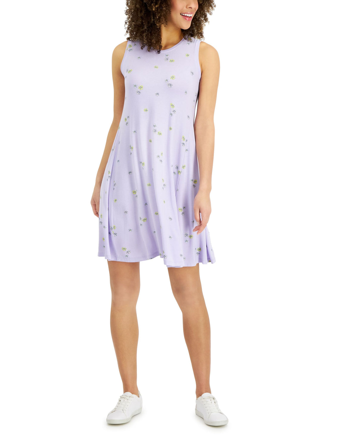 Style & Co Petite Sleeveless Printed Flip Flop Dress