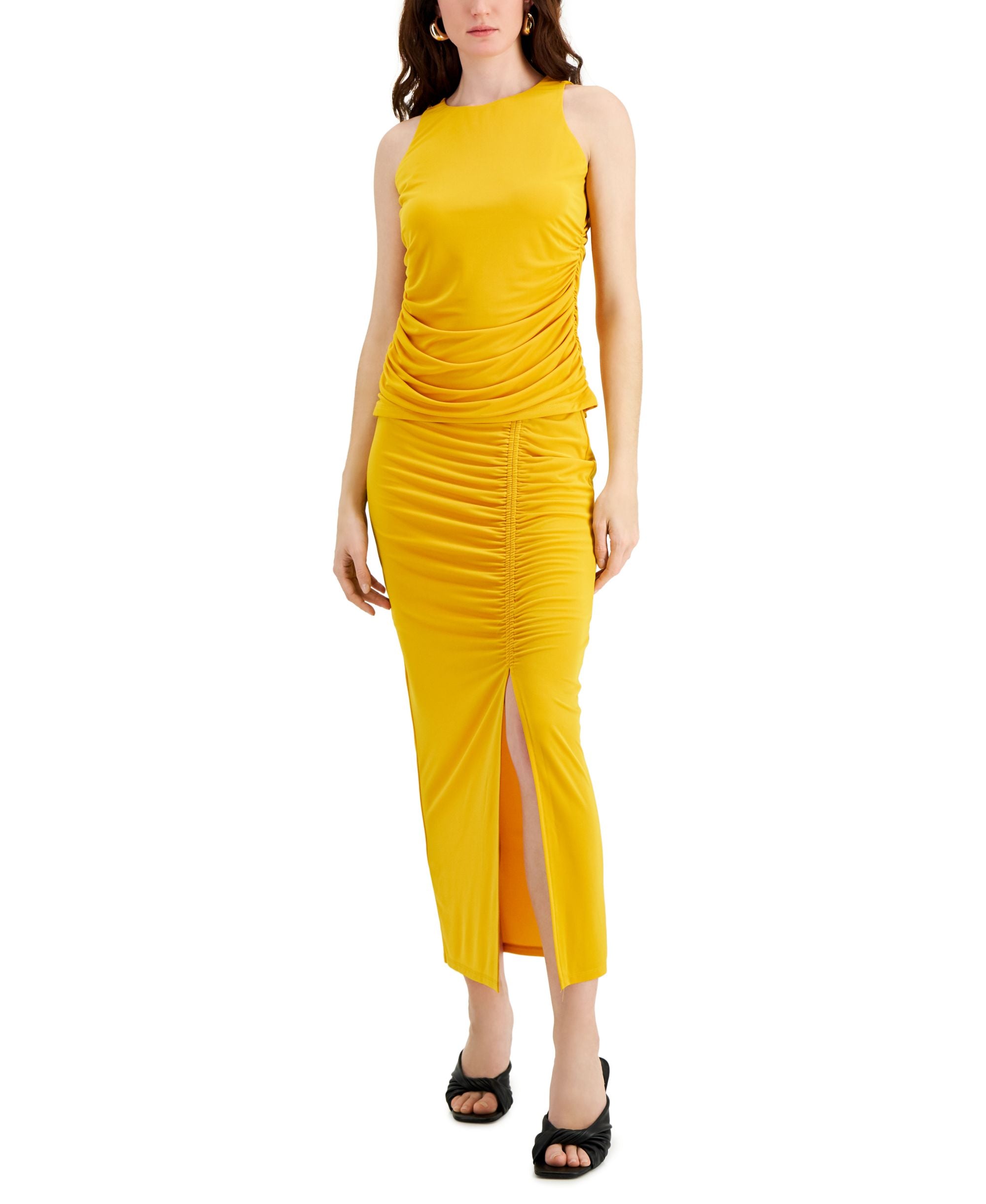 INC International Concepts Womens Ruched Top