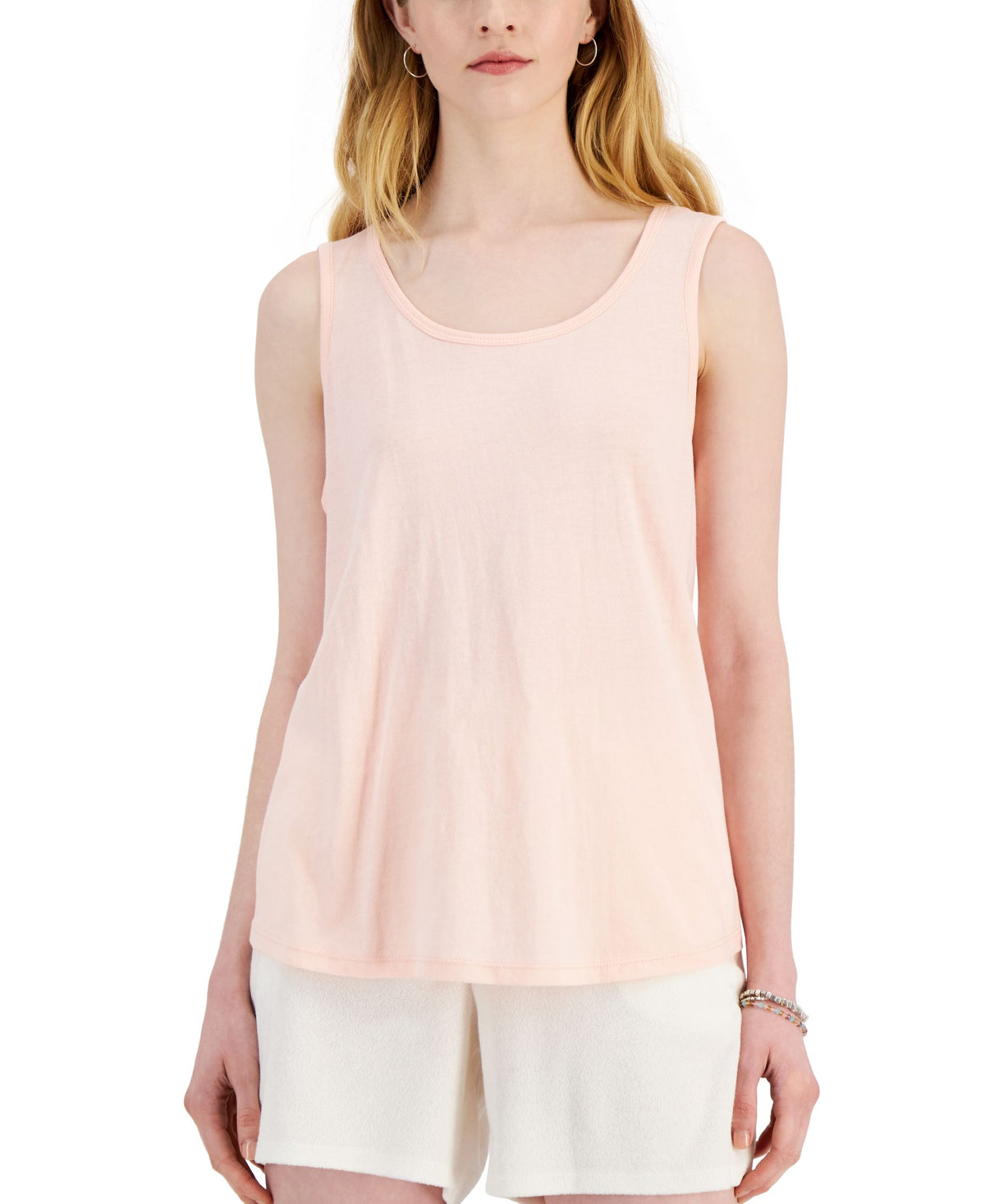 Style & Co Petite Cotton Sleeveless Tank