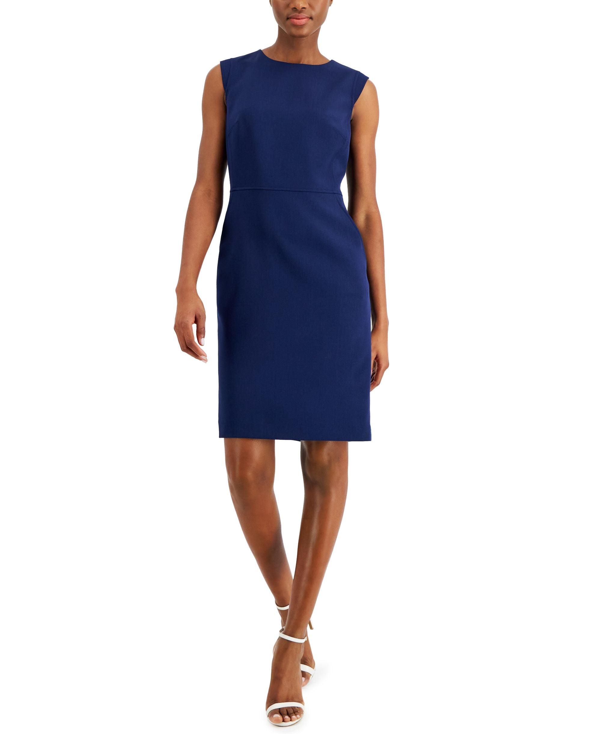 Anne Klein Cape Sleeve Sheath Dress