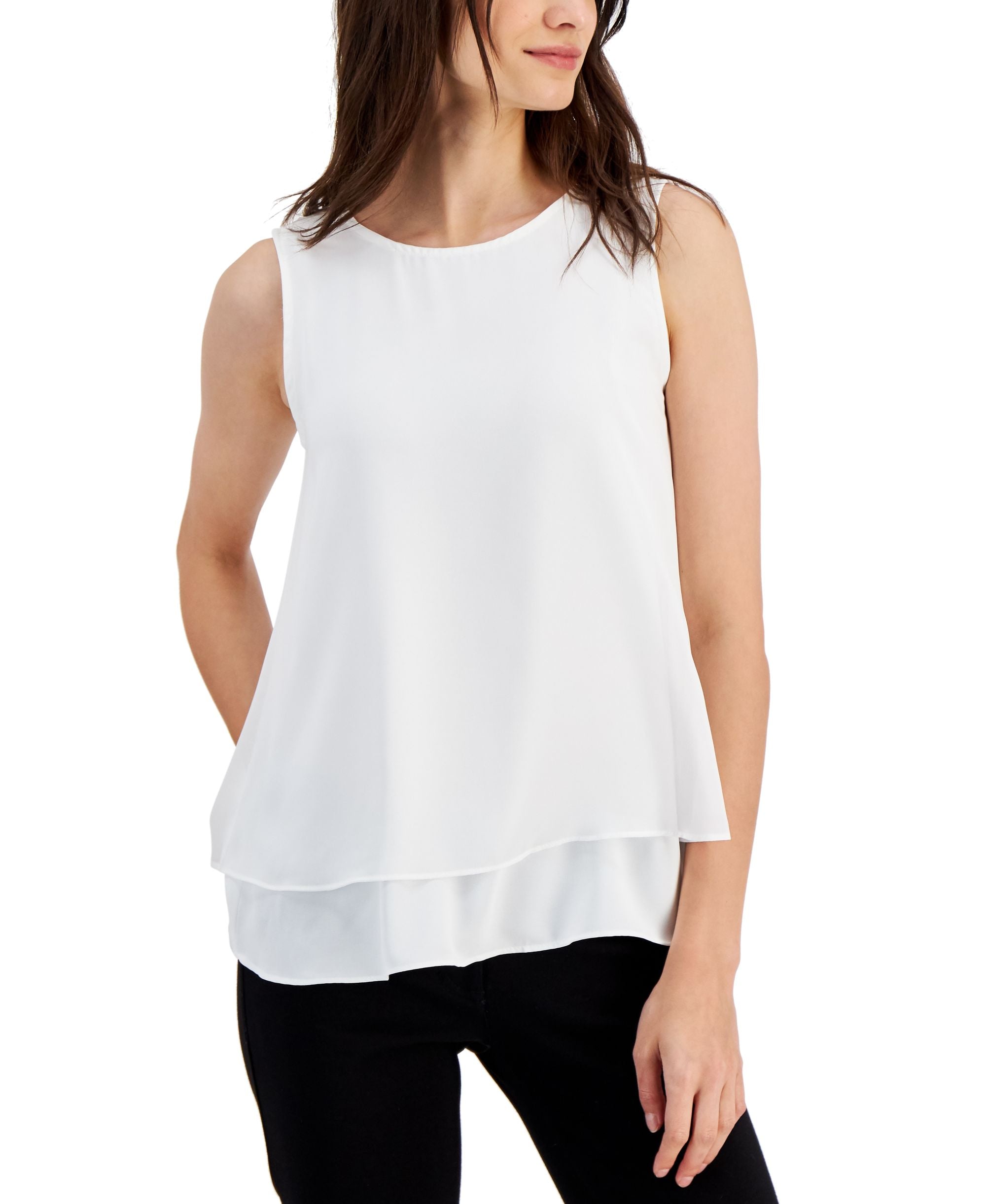 Anne Klein Petite Layered Blouse