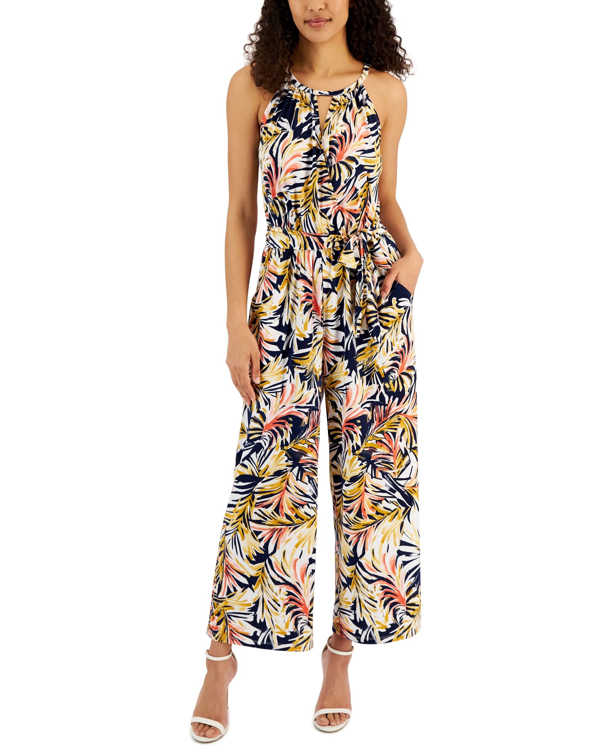 JPR Studio Printed Sleeveless Jumpsuit