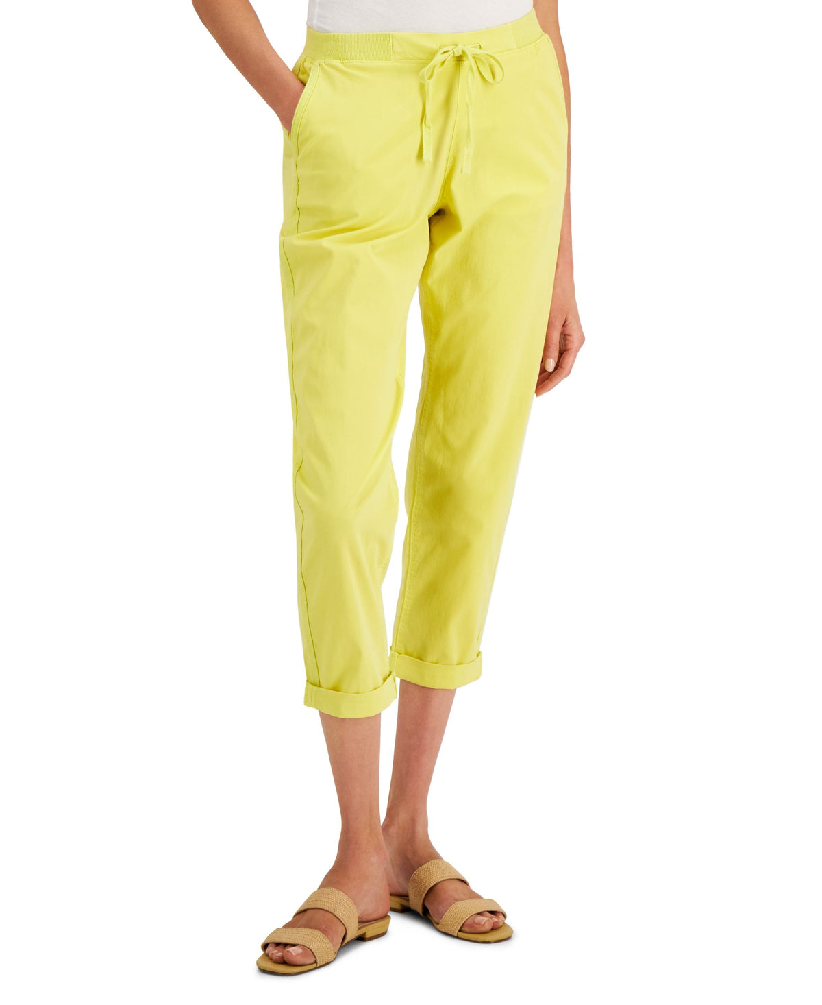 Style & Co Pull On Cuffed Utility Pants