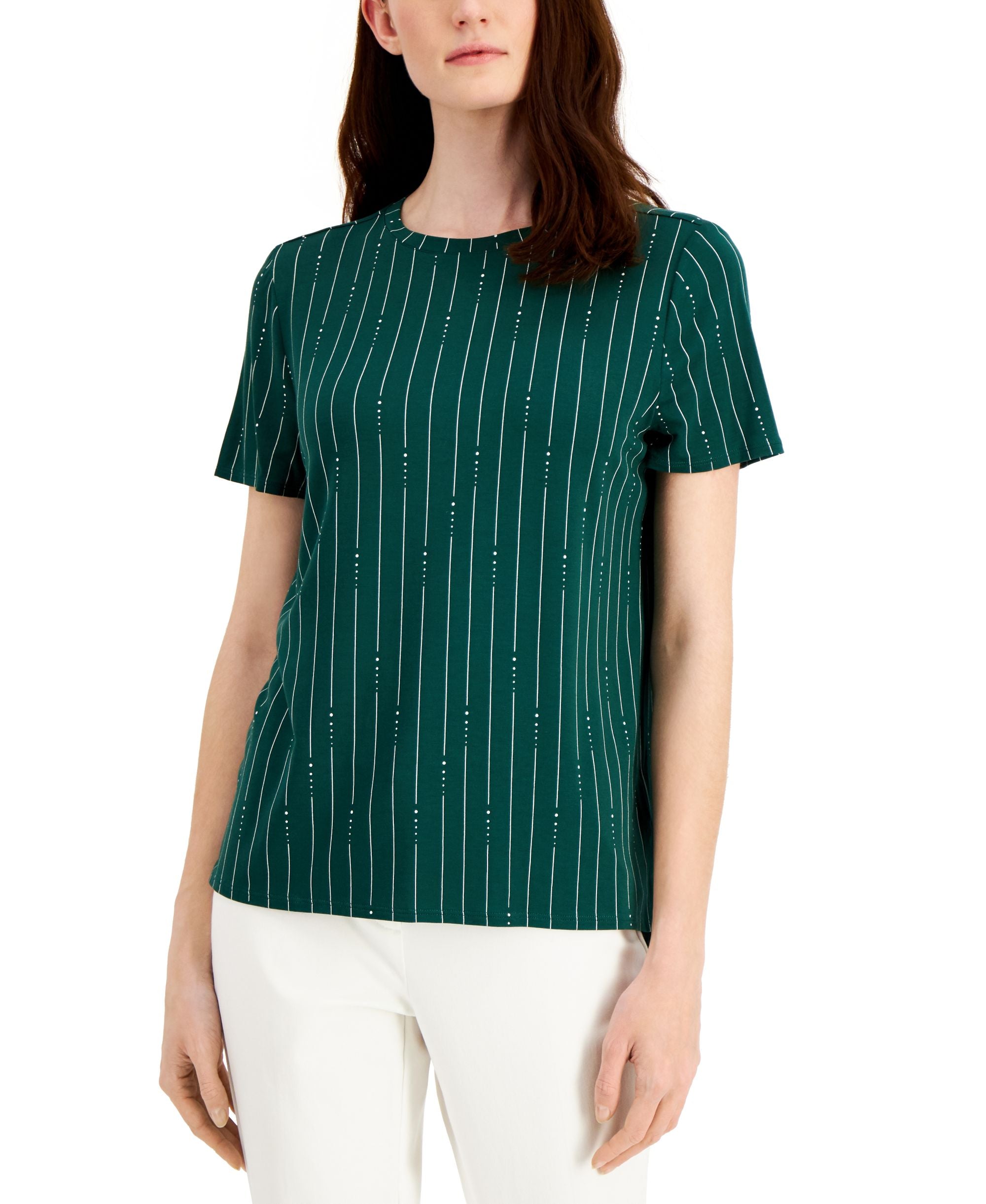 Alfani Printed Crewneck T-Shirt