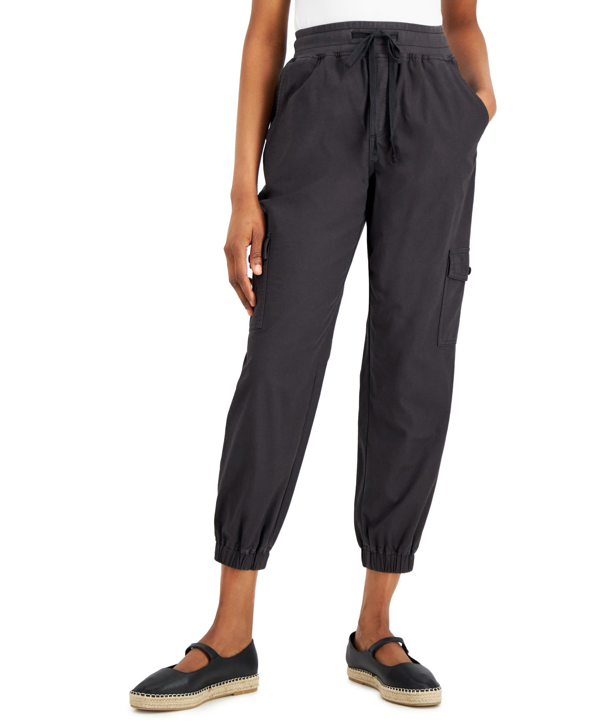 Style & Co Womens Cargo Joggers