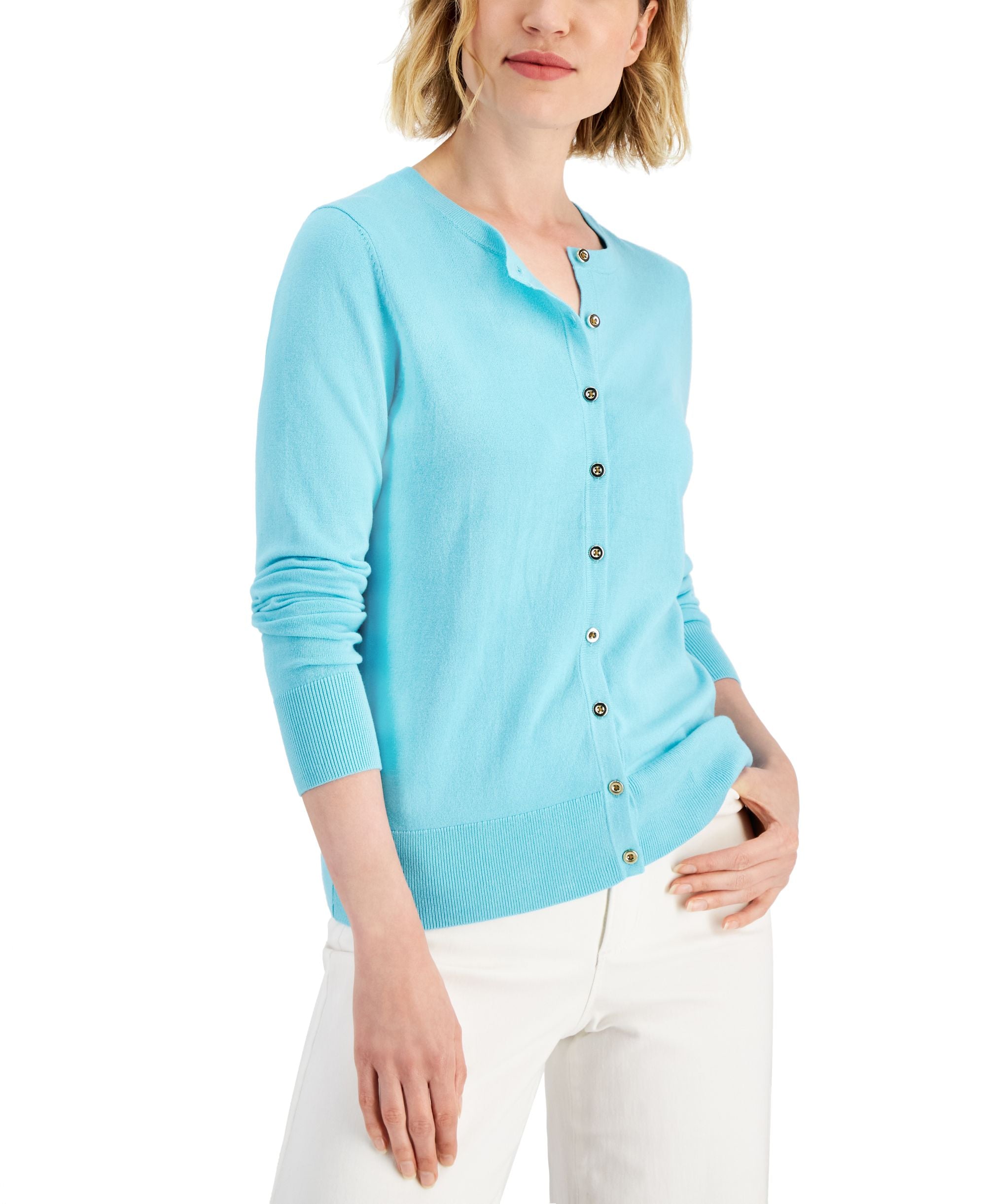 Charter Club Button Cardigan