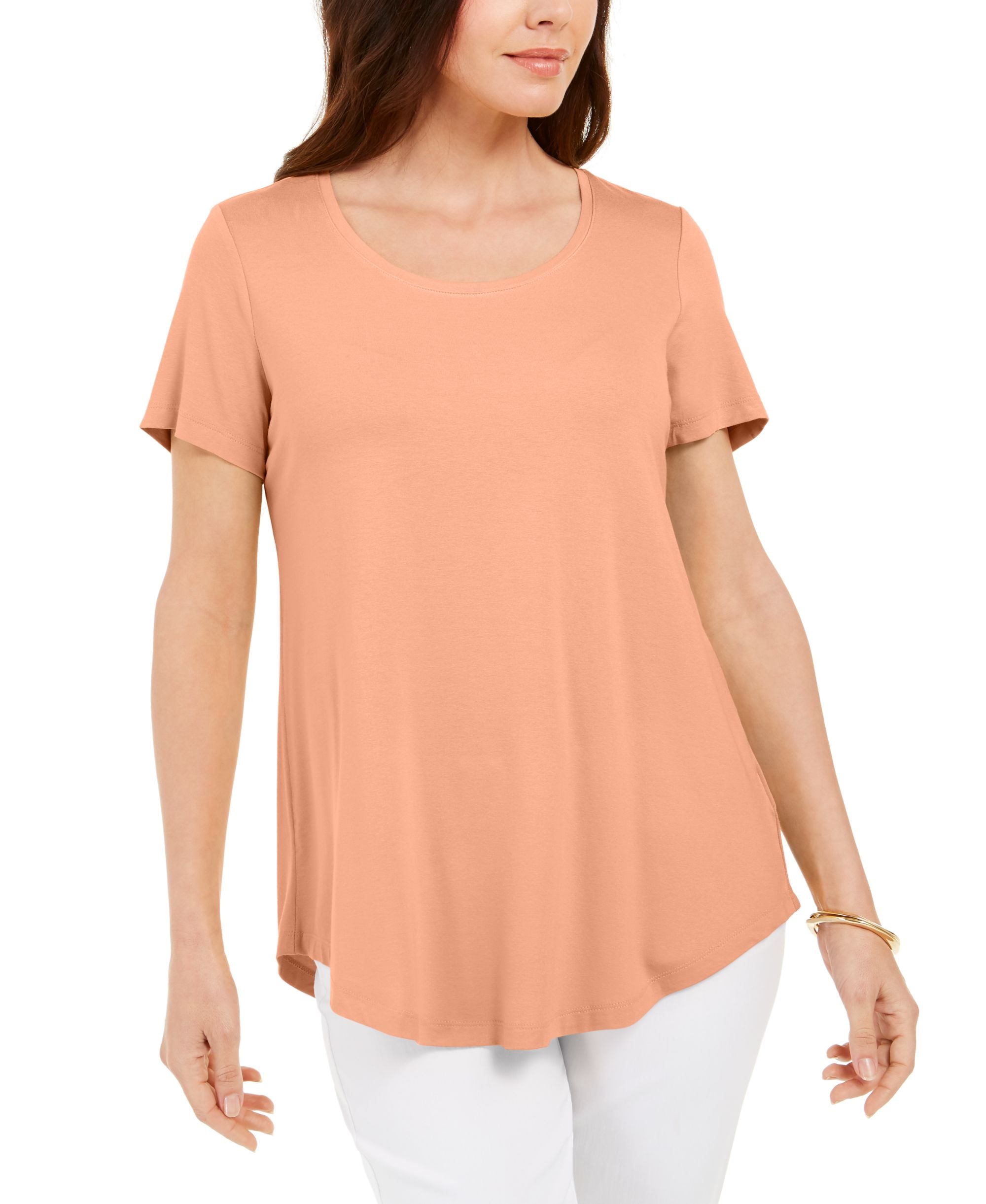 Women's Short Sleeve Scoop-Neck T-Shirt
