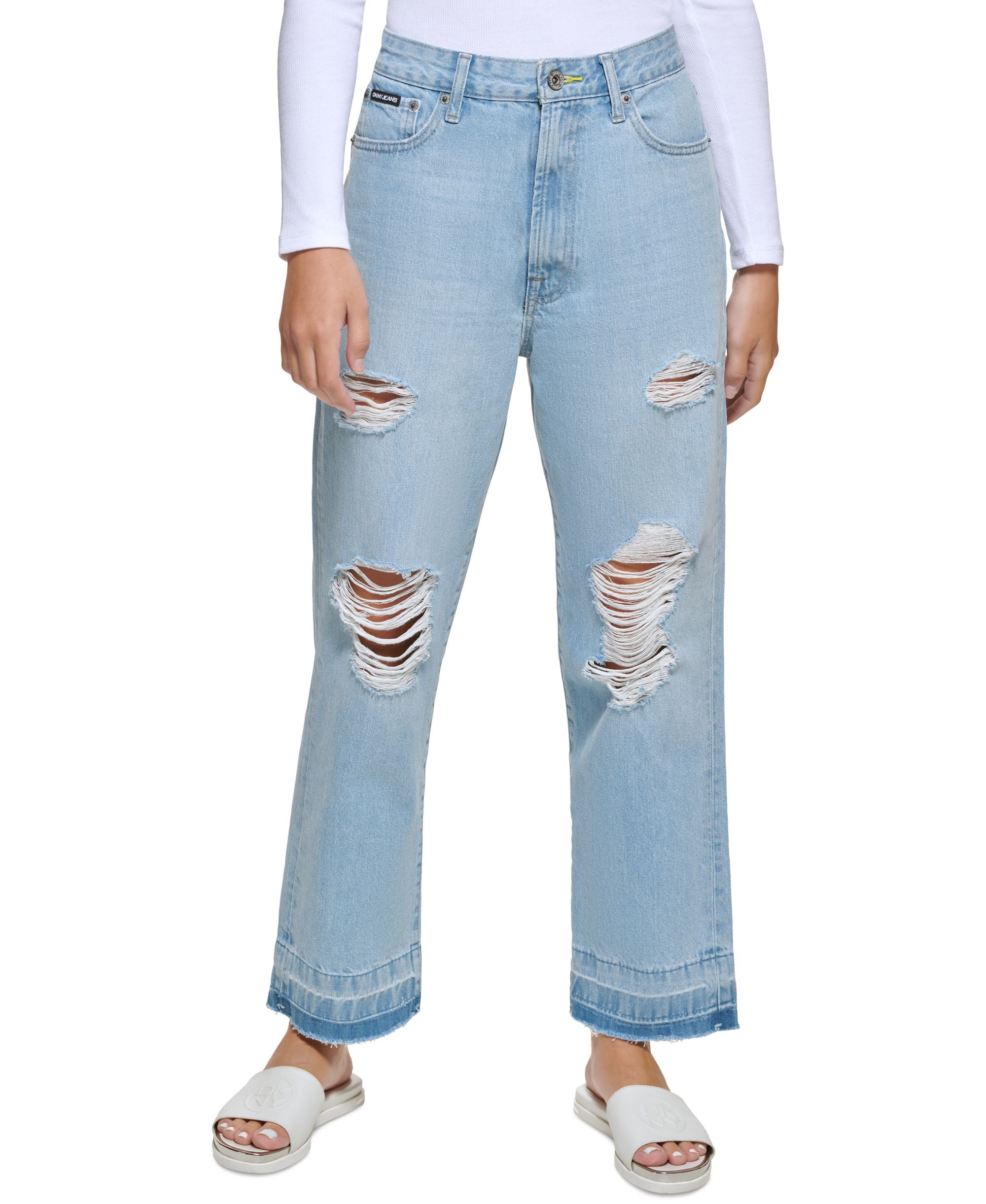 DKNY Jeans Kent High Rise Straight Leg Jeans
