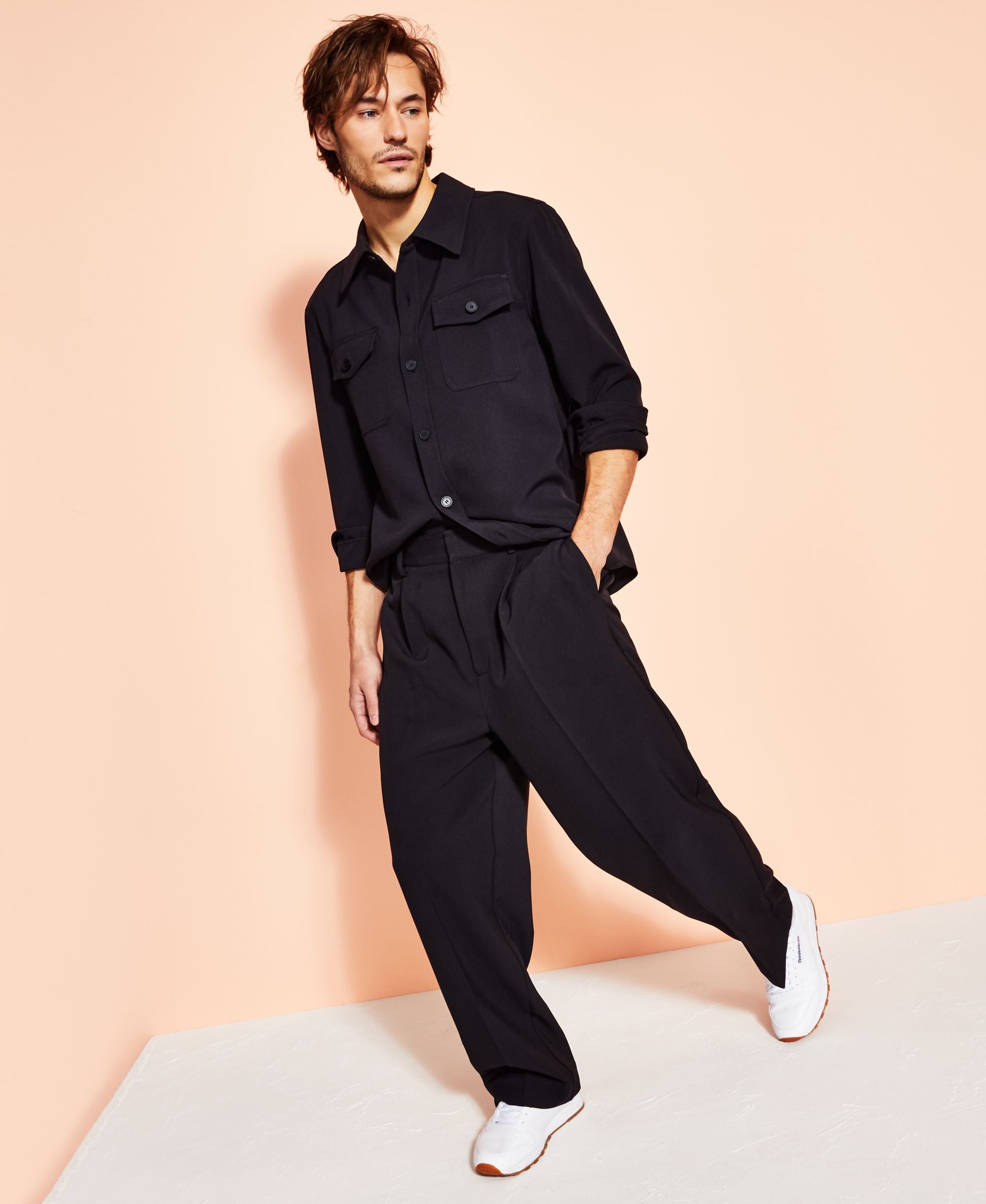 Men's Slightly Wide Leg Trousers