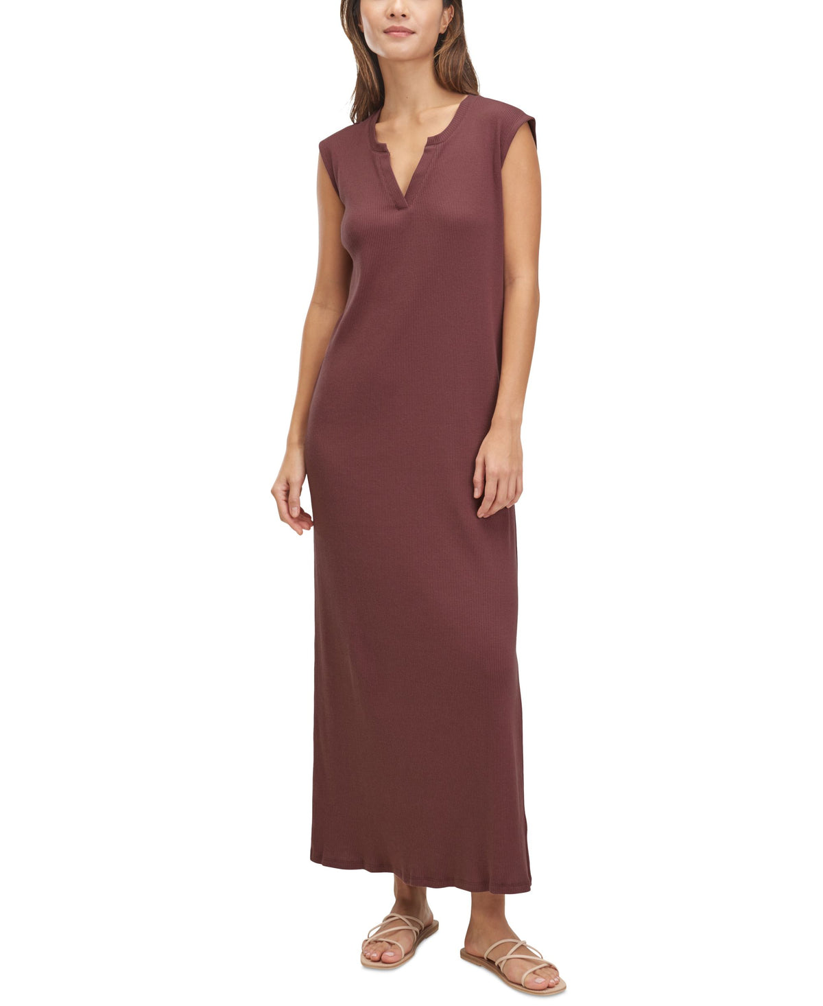 Crewneck Sleeveless Dress