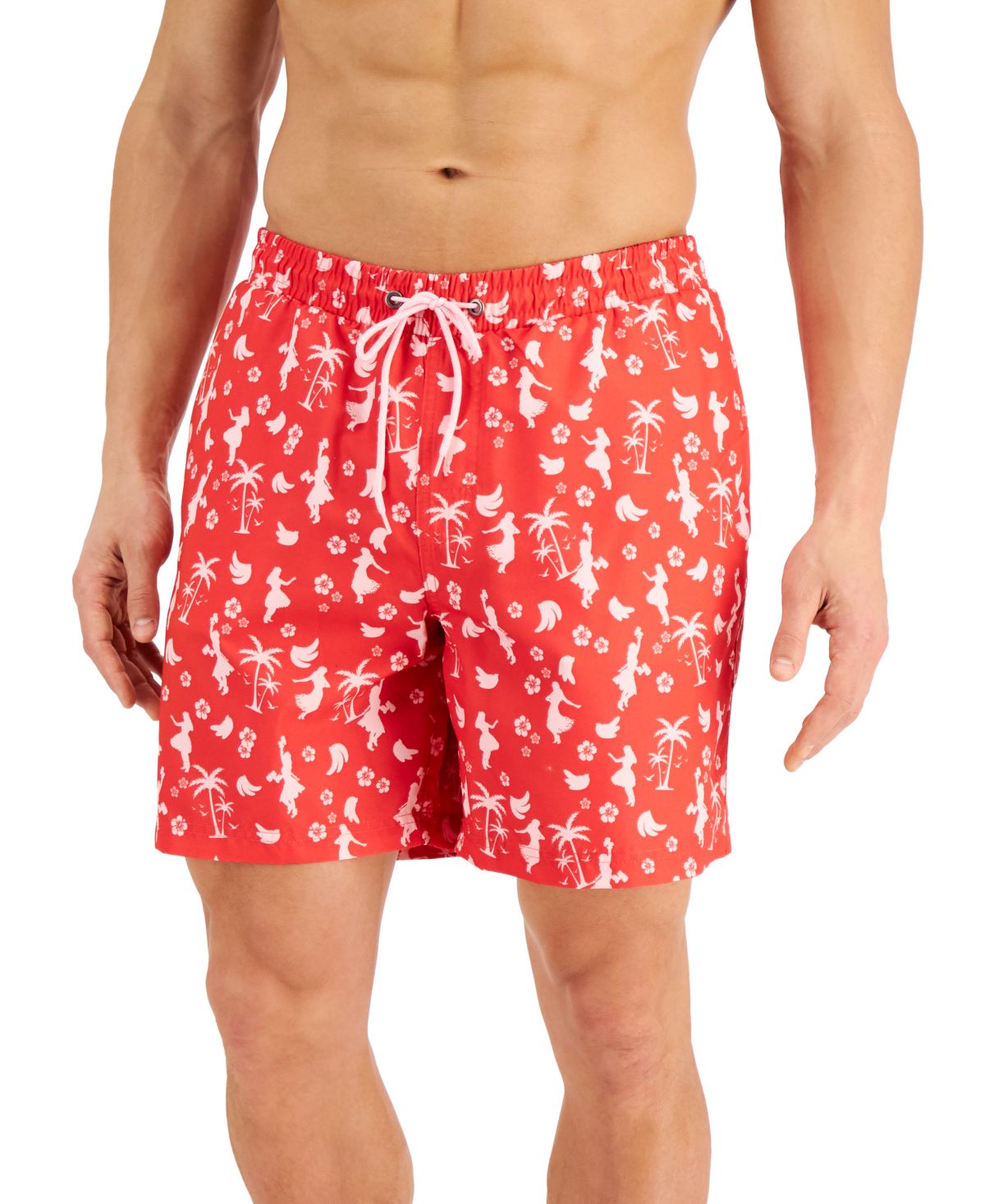 Club Room Mens Mahalo Hula 7 Swim Trunks